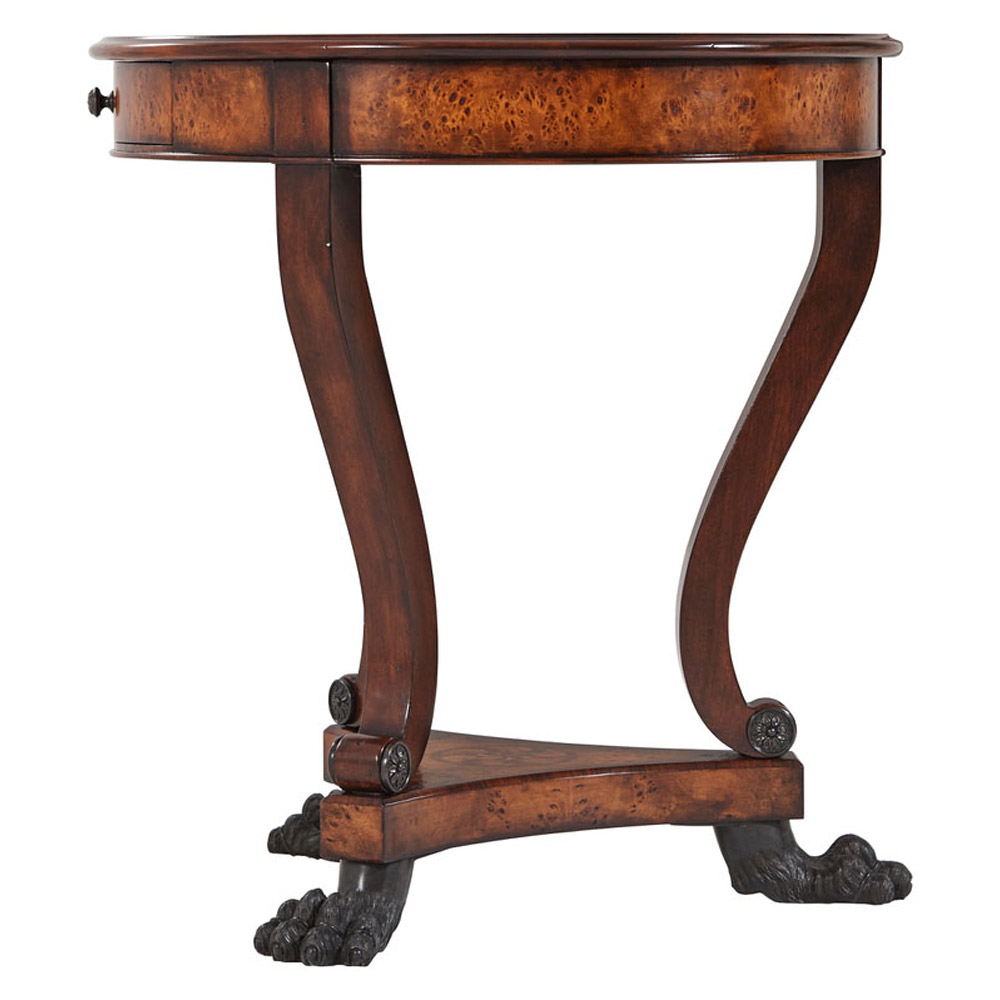 Theodore Alexander - Burl Swirls Side Table