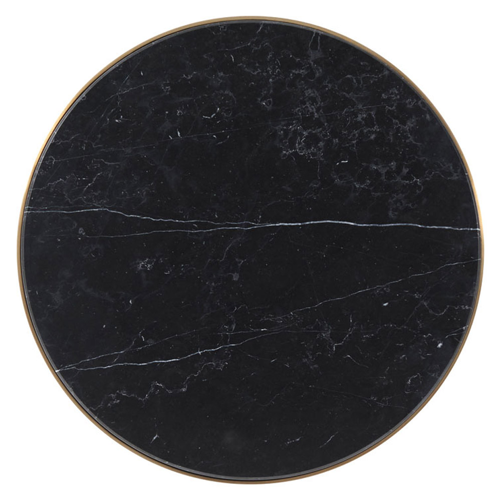 Theodore Alexander™ Gennaro Accent Table - Black Marble Finish