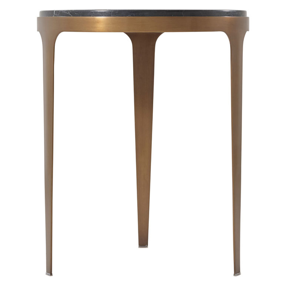 Theodore Alexander™ Gennaro Accent Table - Black Marble Finish