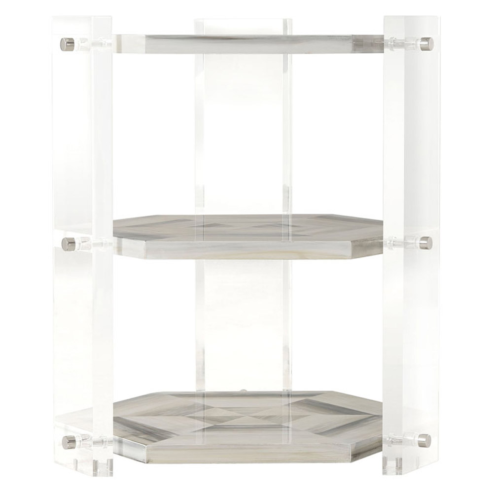 Theodore Alexander - Quadrilateral Tiers Side Table