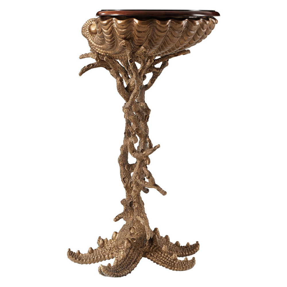 Theodore Alexander - Gilt Grotto Accent Console Table