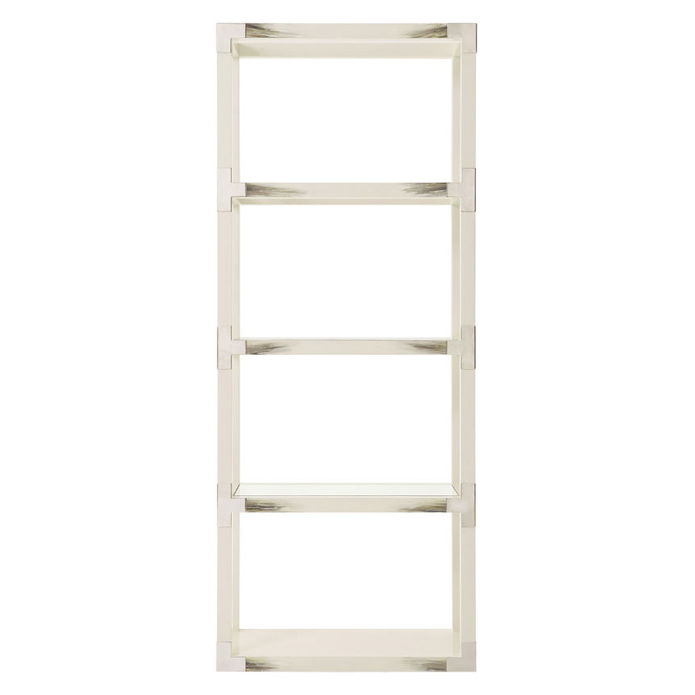 Theodore Alexander - Cutting Edge Etagere in Longhorn White