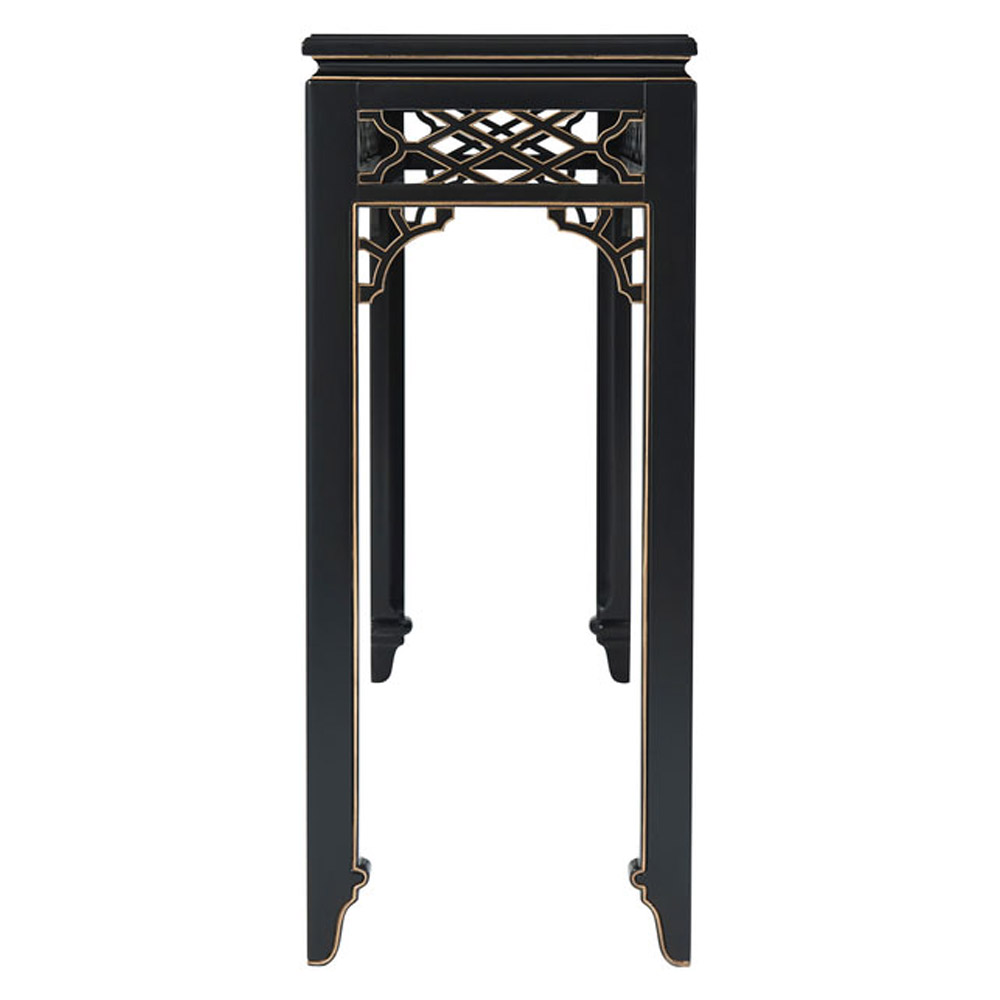 Theodore Alexander Long Hall Chinoiserie Console Table