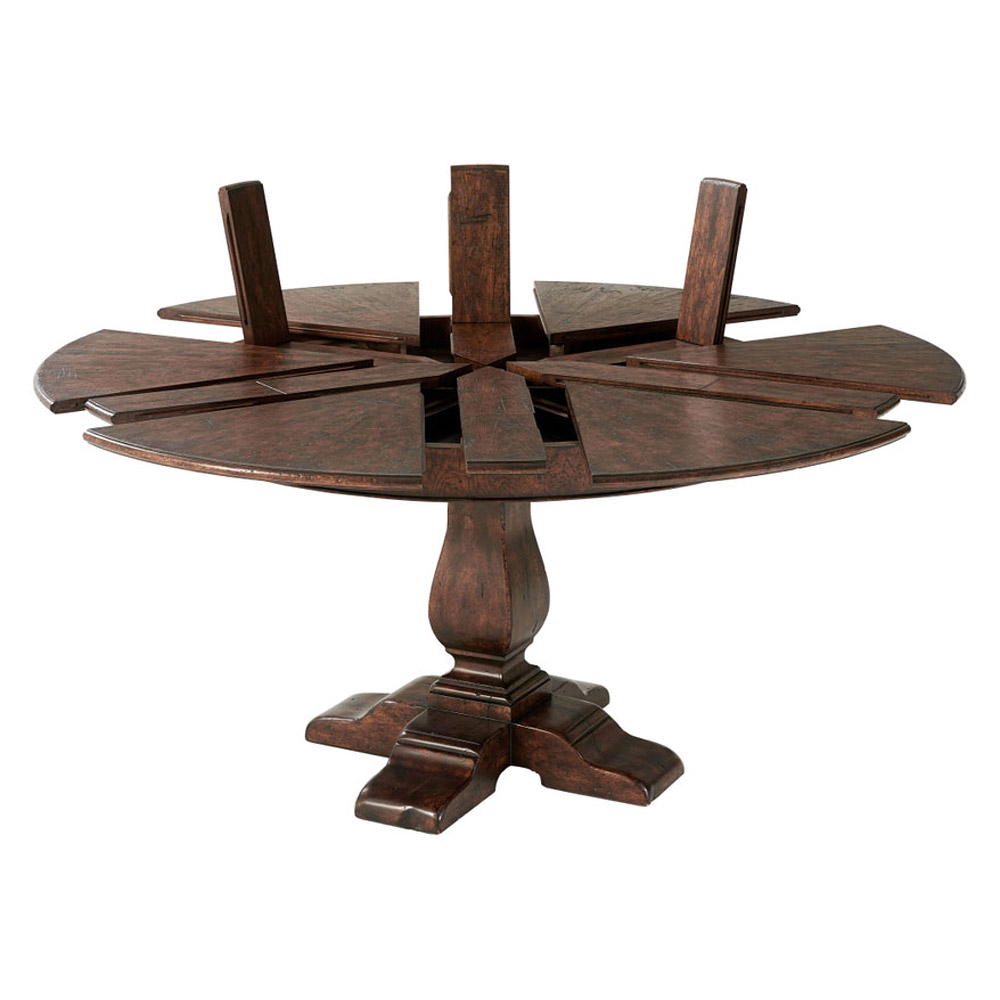 Theodore Alexander Victory Oak Jupe Dining Table