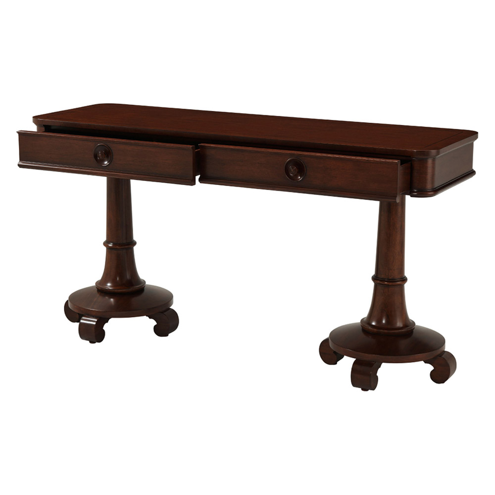 Theodore Alexander Pearce Console Table - Kings Finish