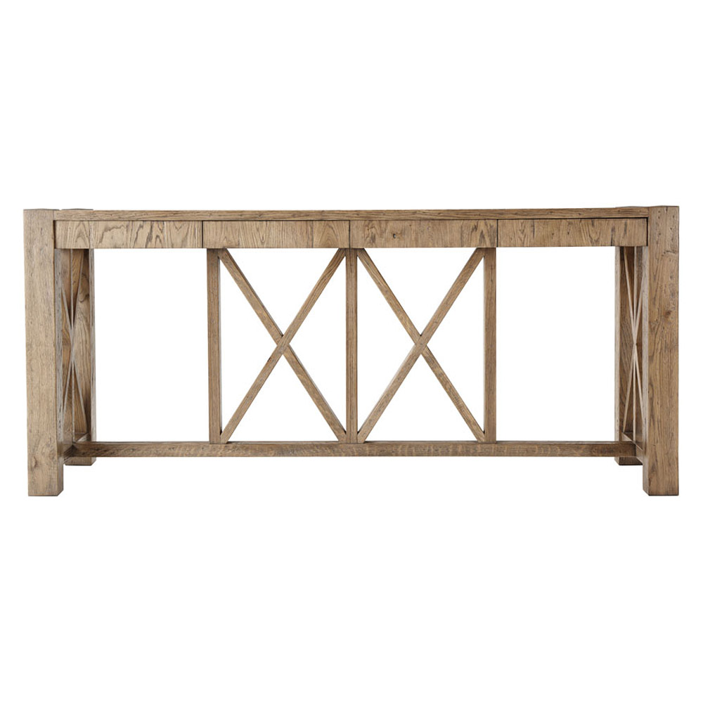 Theodore Alexander Orlando Bar Console - Light Echo Oak