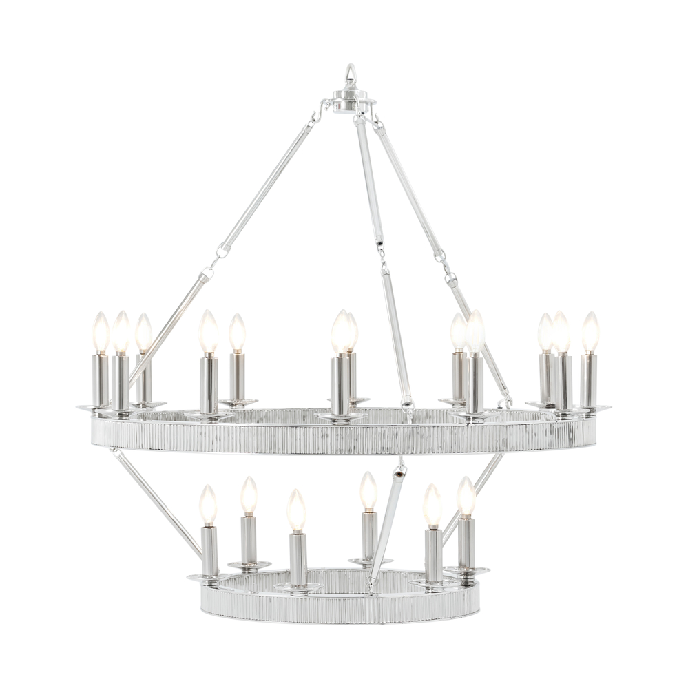 Theodore Alexander - Simon Media Round Chandelier