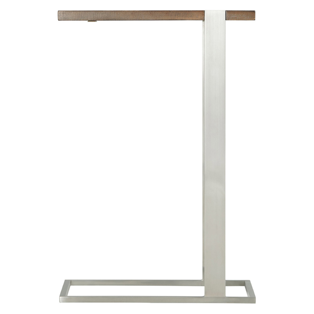 Theodore Alexander Bishop Cantilever Accent Table - Mangrove/Nickel