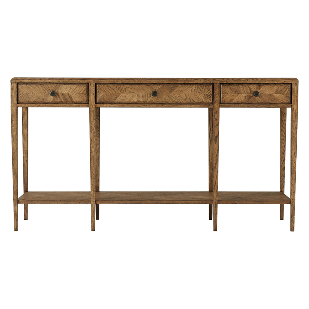 Theodore Alexander Nova 2-Tier/3-Drawer Console Table - Dawn