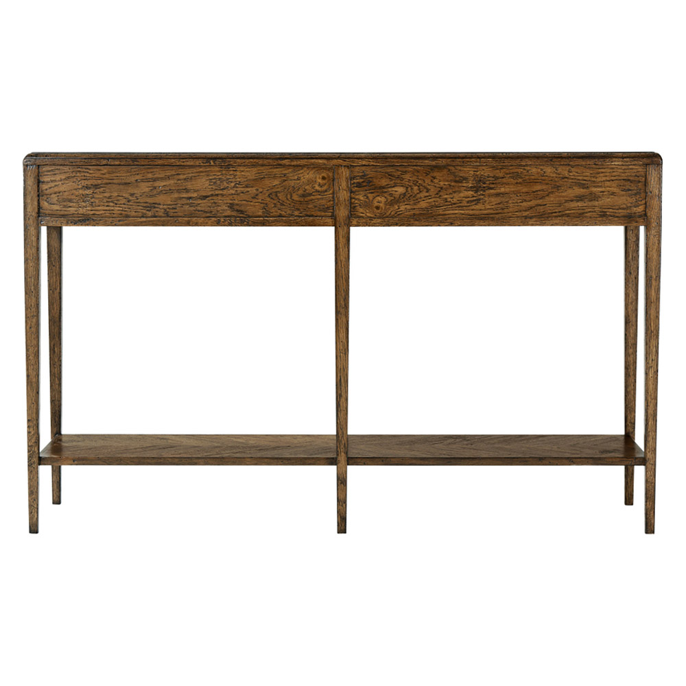 Theodore Alexander Nova 2-Tier/2-Drawer Console Table - Dusk