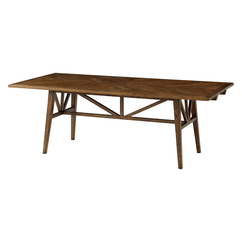 Theodore Alexander Nova Rectangular Extending Dining Table - Dusk