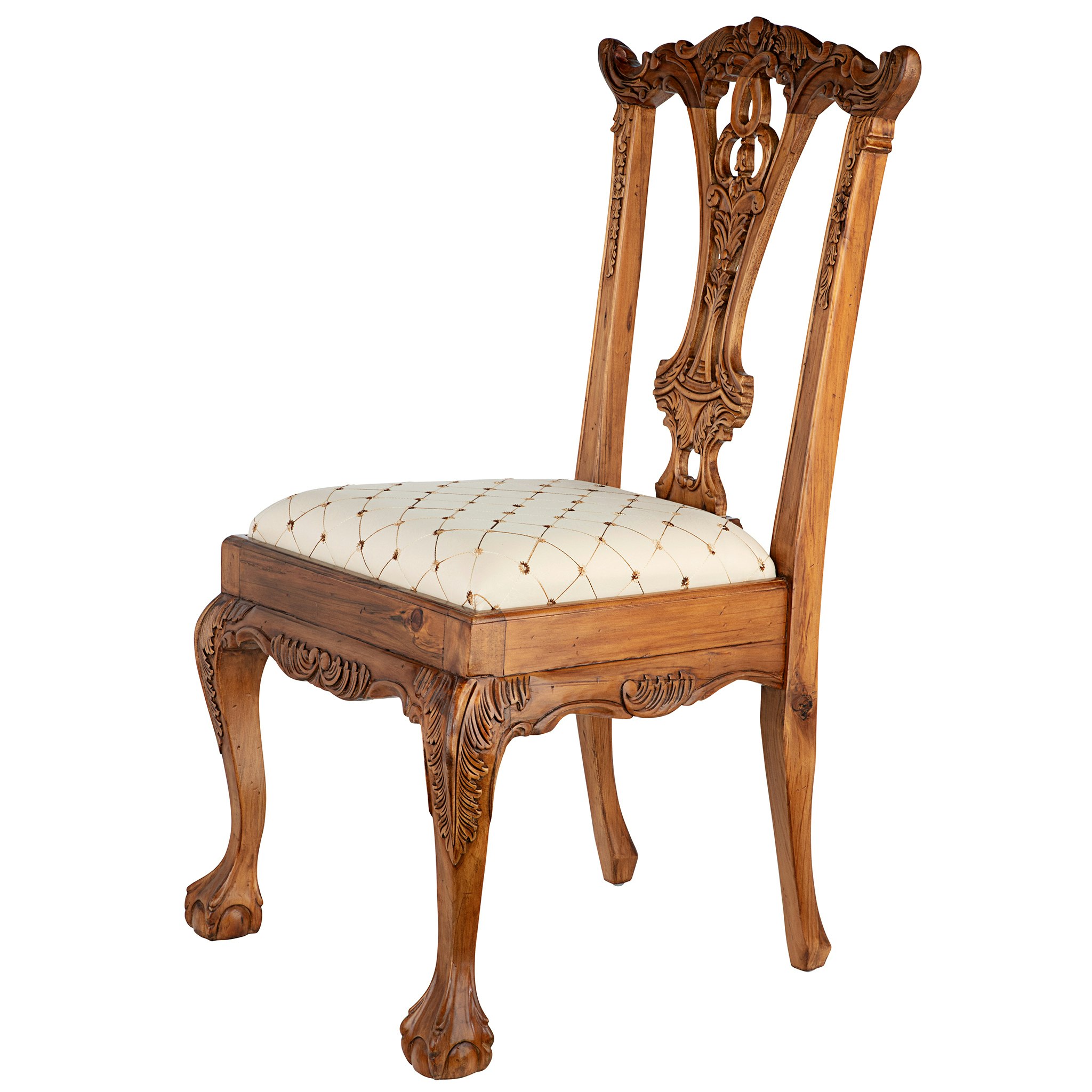 Toscano™ English Chippendale Side Chair - Mahogany