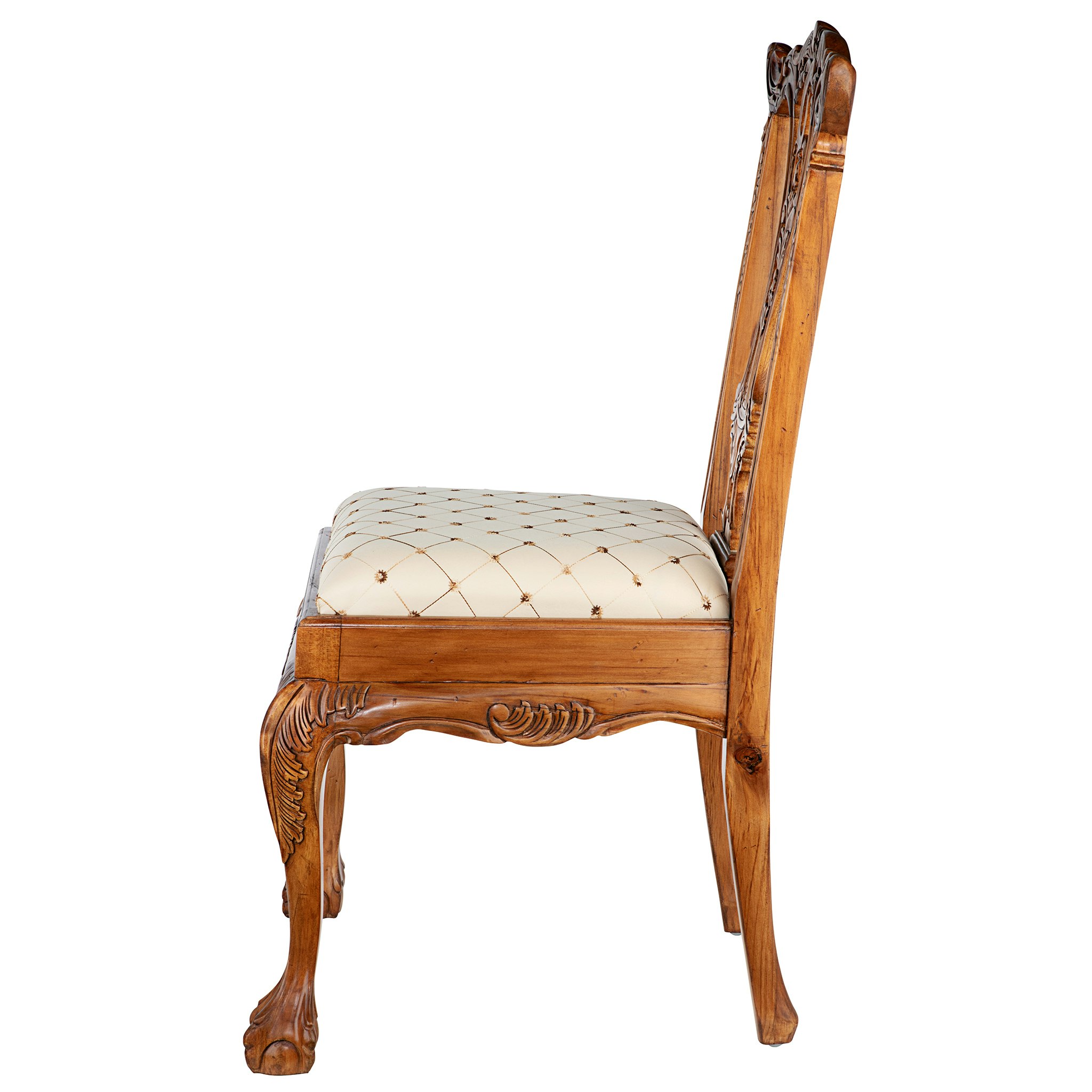 Toscano™ English Chippendale Side Chair - Mahogany