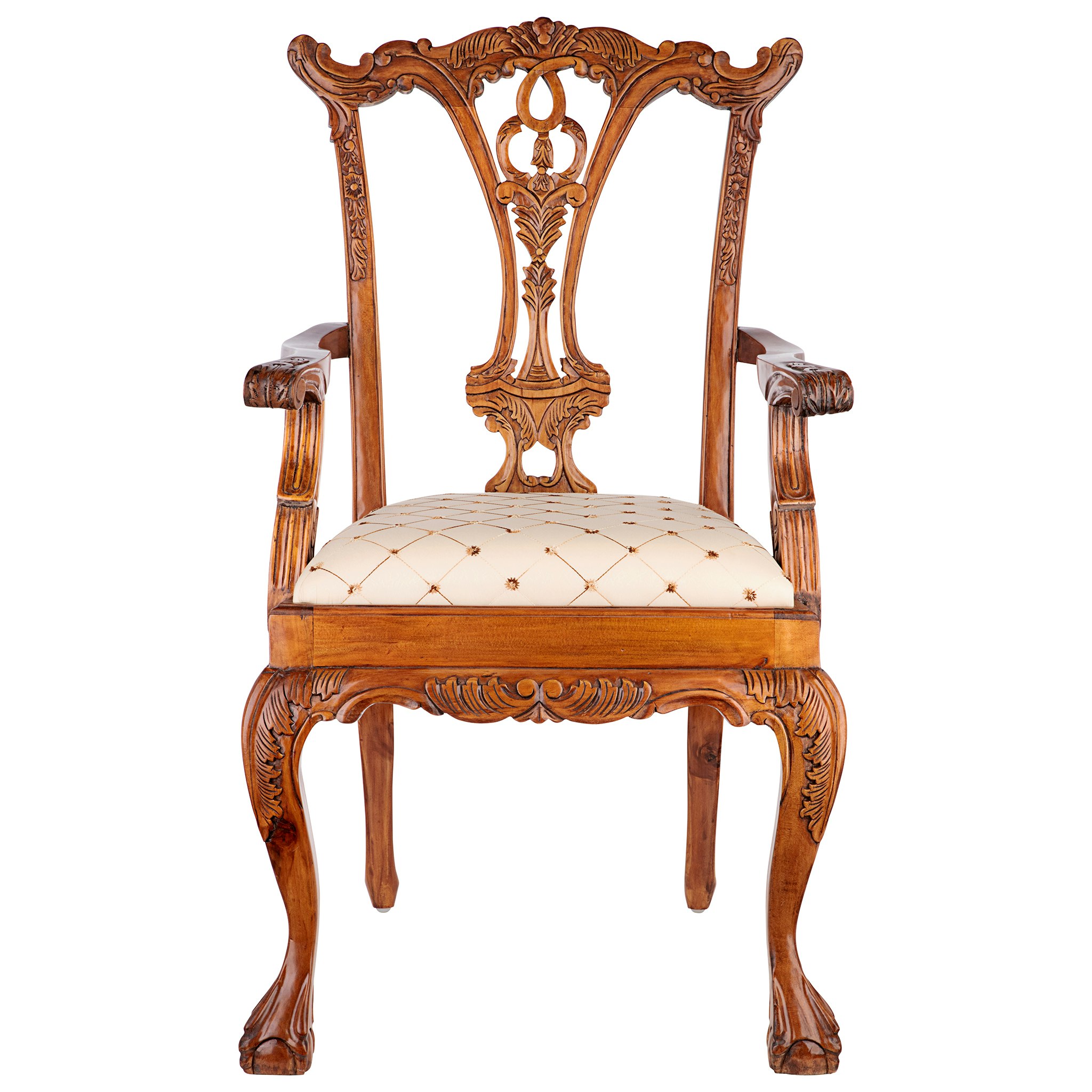 Toscano™ English Chippendale Armchair - Mahogany