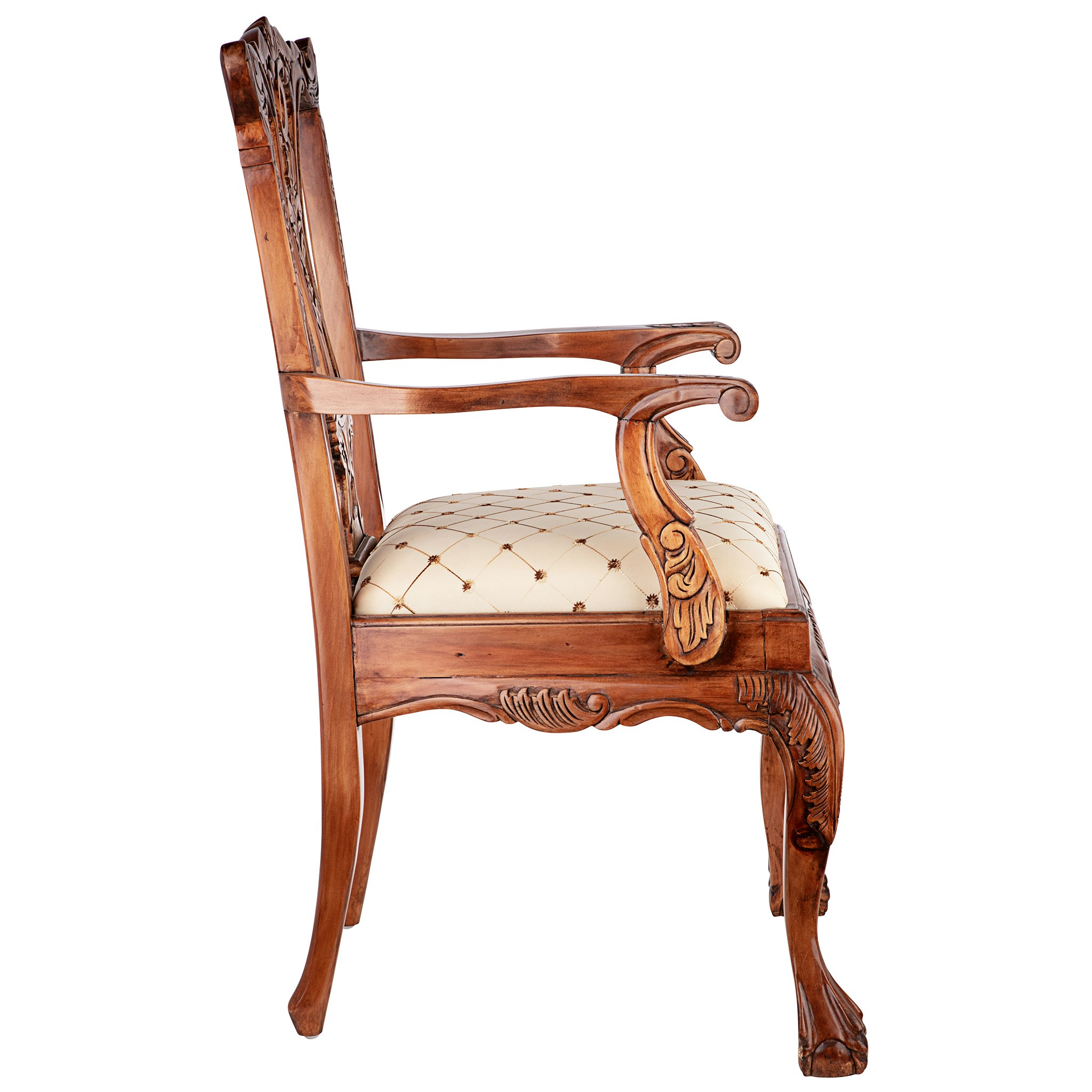 Toscano™ English Chippendale Armchair - Mahogany