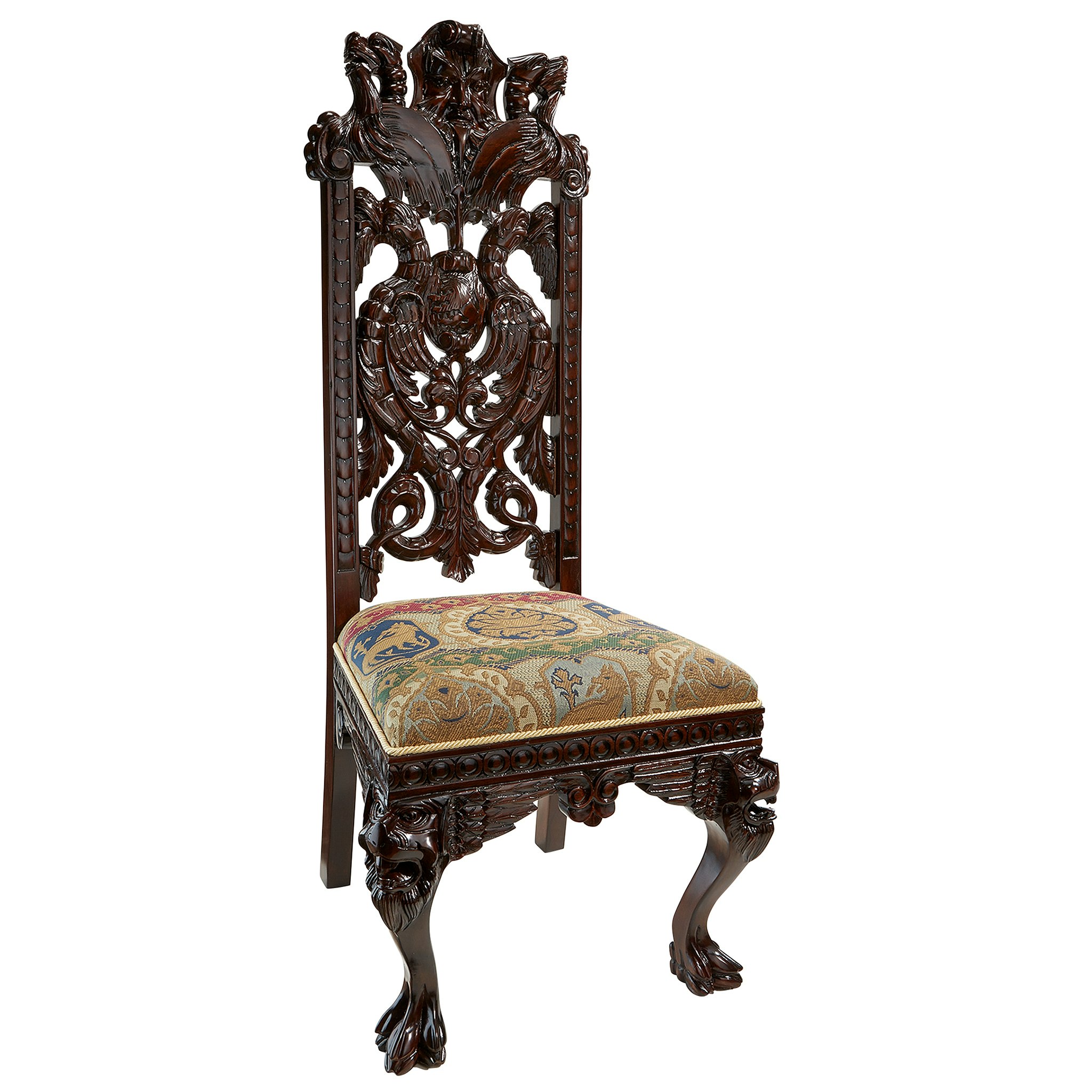 Toscano™ Knottingley Manor Chair - Walnut, Mahogany