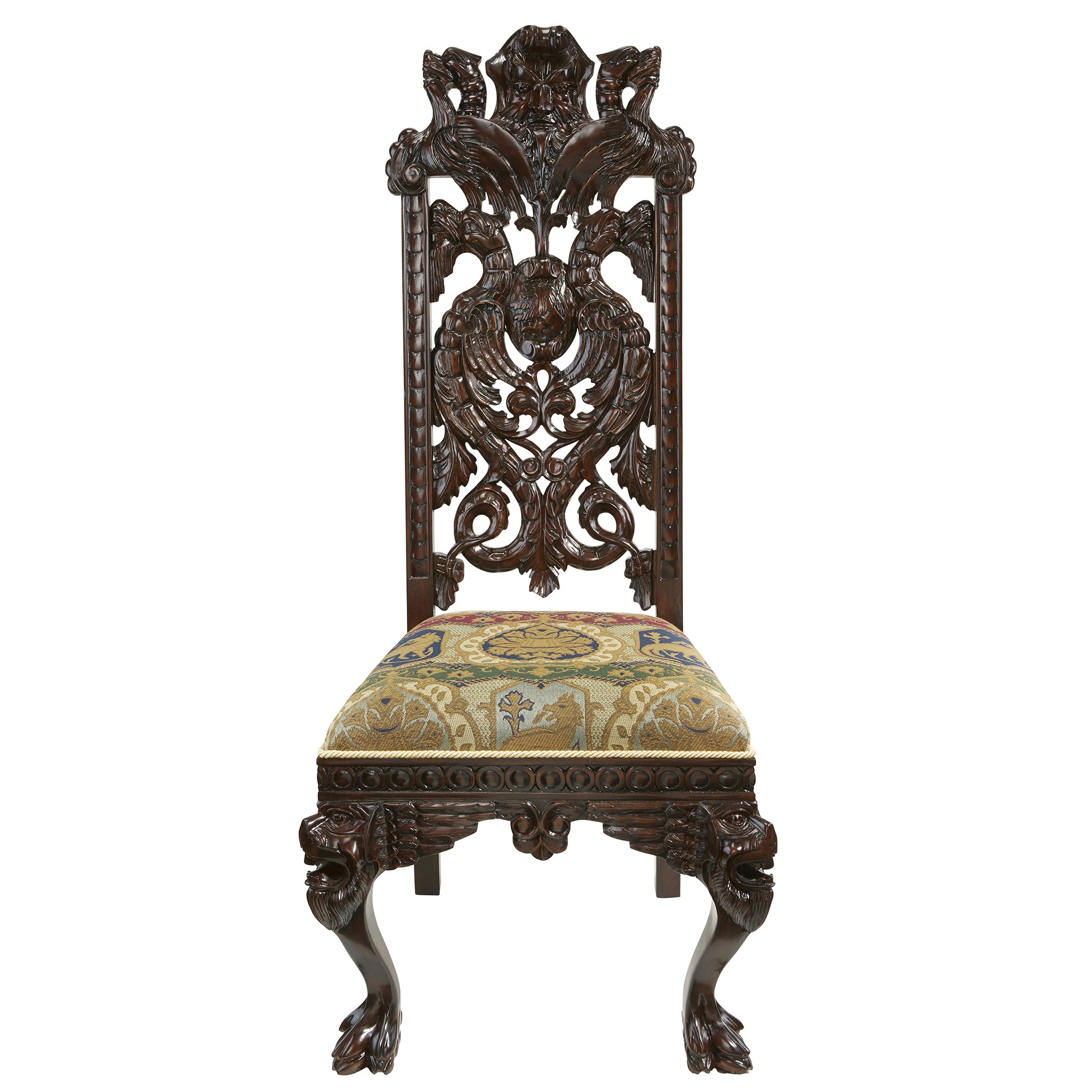 Toscano™ Knottingley Manor Chair - Walnut, Mahogany