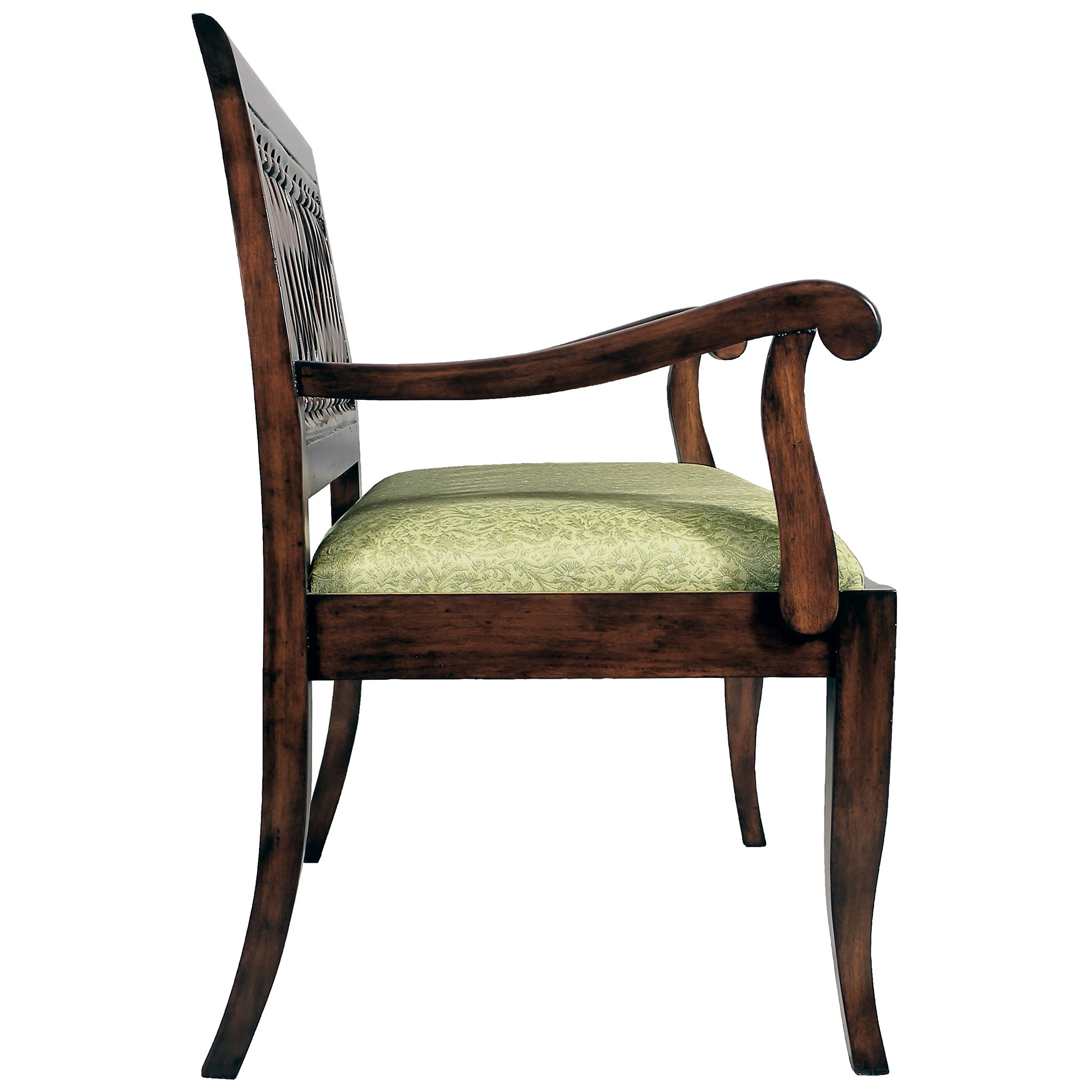 Toscano - The Wren Bench in Cherry, Mahogany