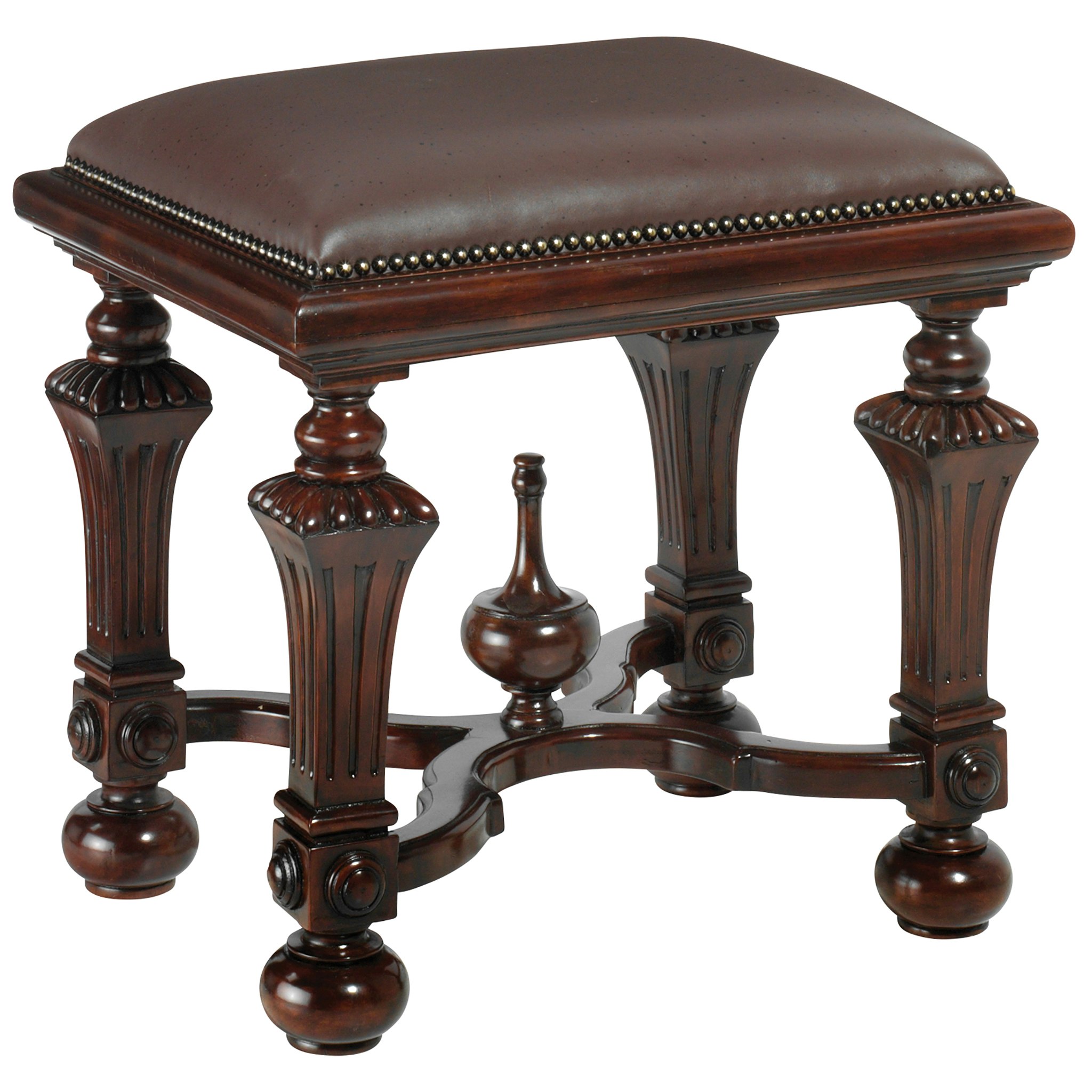 Toscano - Lord Cumberland Footstool in Brown