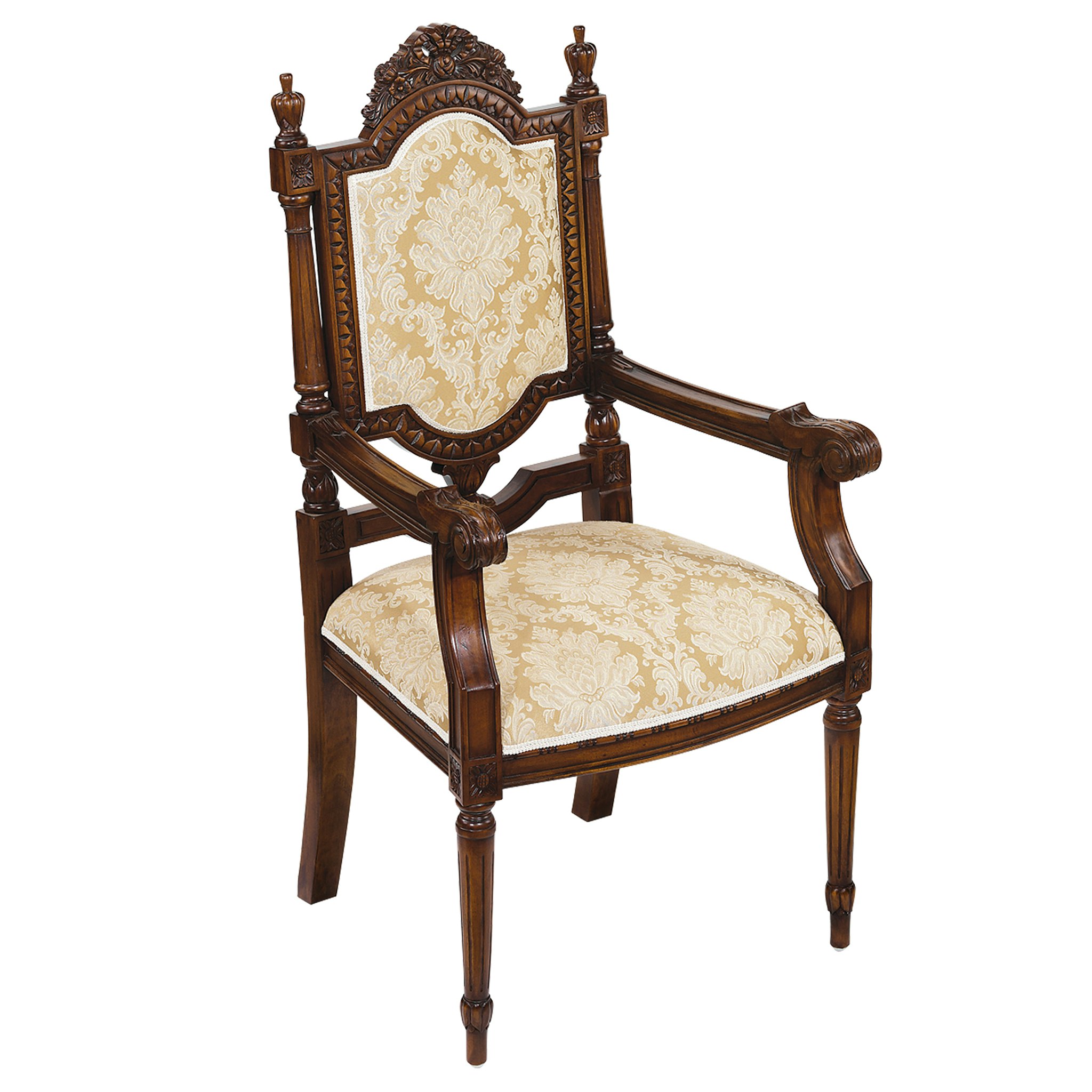 Toscano™ Salon des Rosiers Armchair - Mahogany