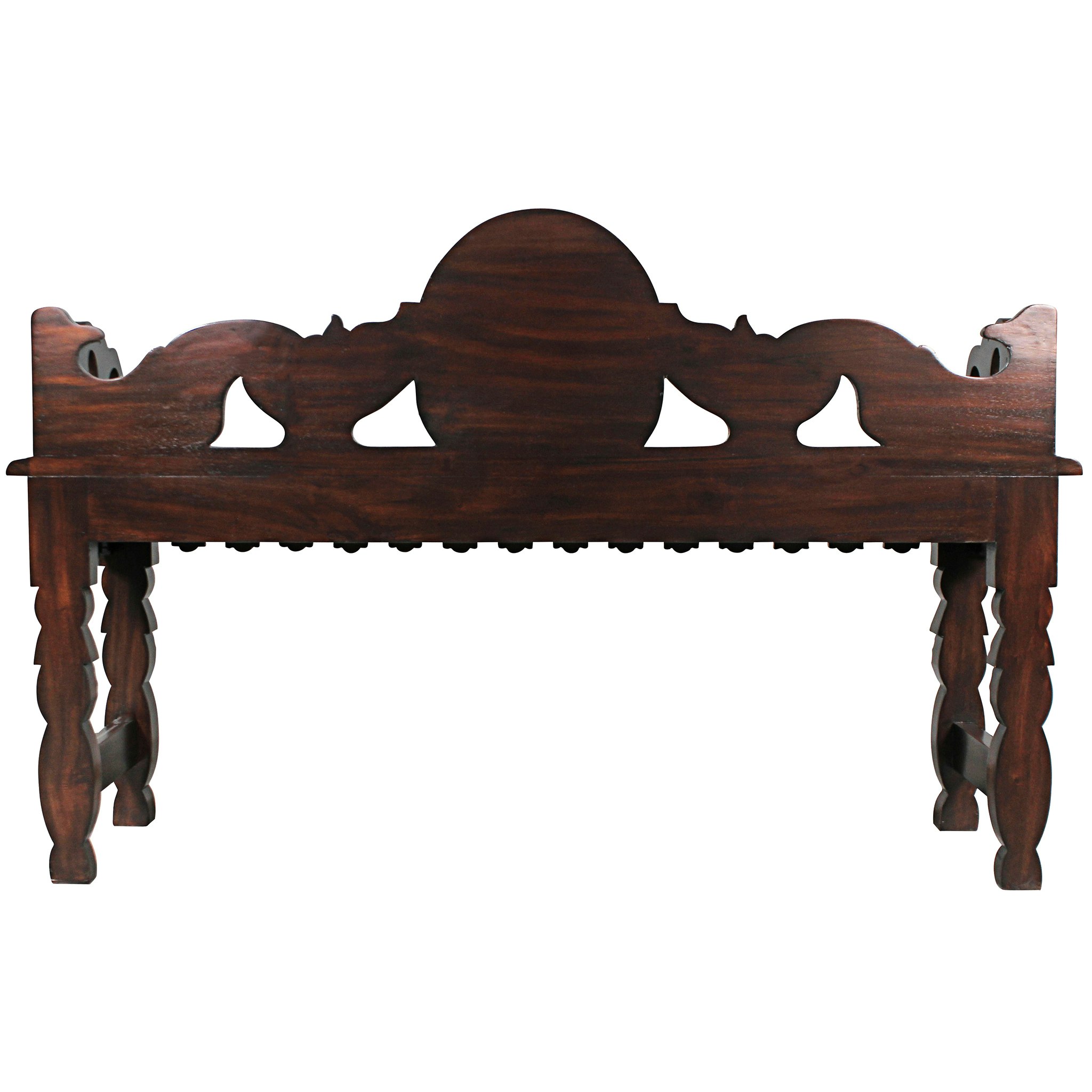 Toscano - Lord Fitzsimmons Greenman Window Seat in Cherry, Mahogany