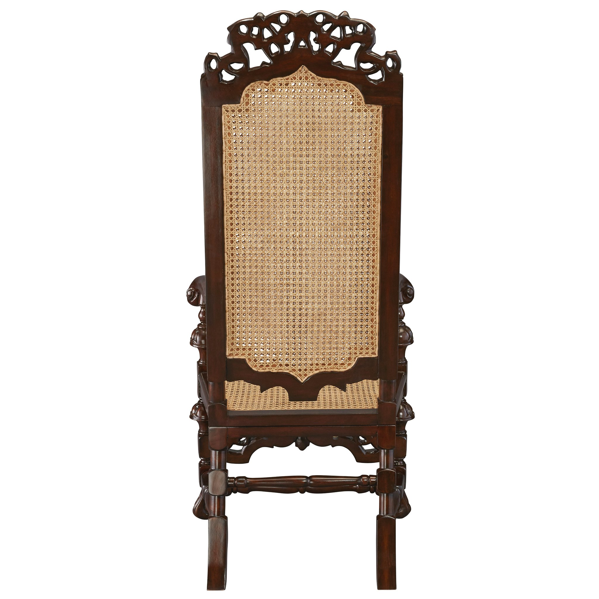 Toscano - William and Mary Armchair in Mahogany