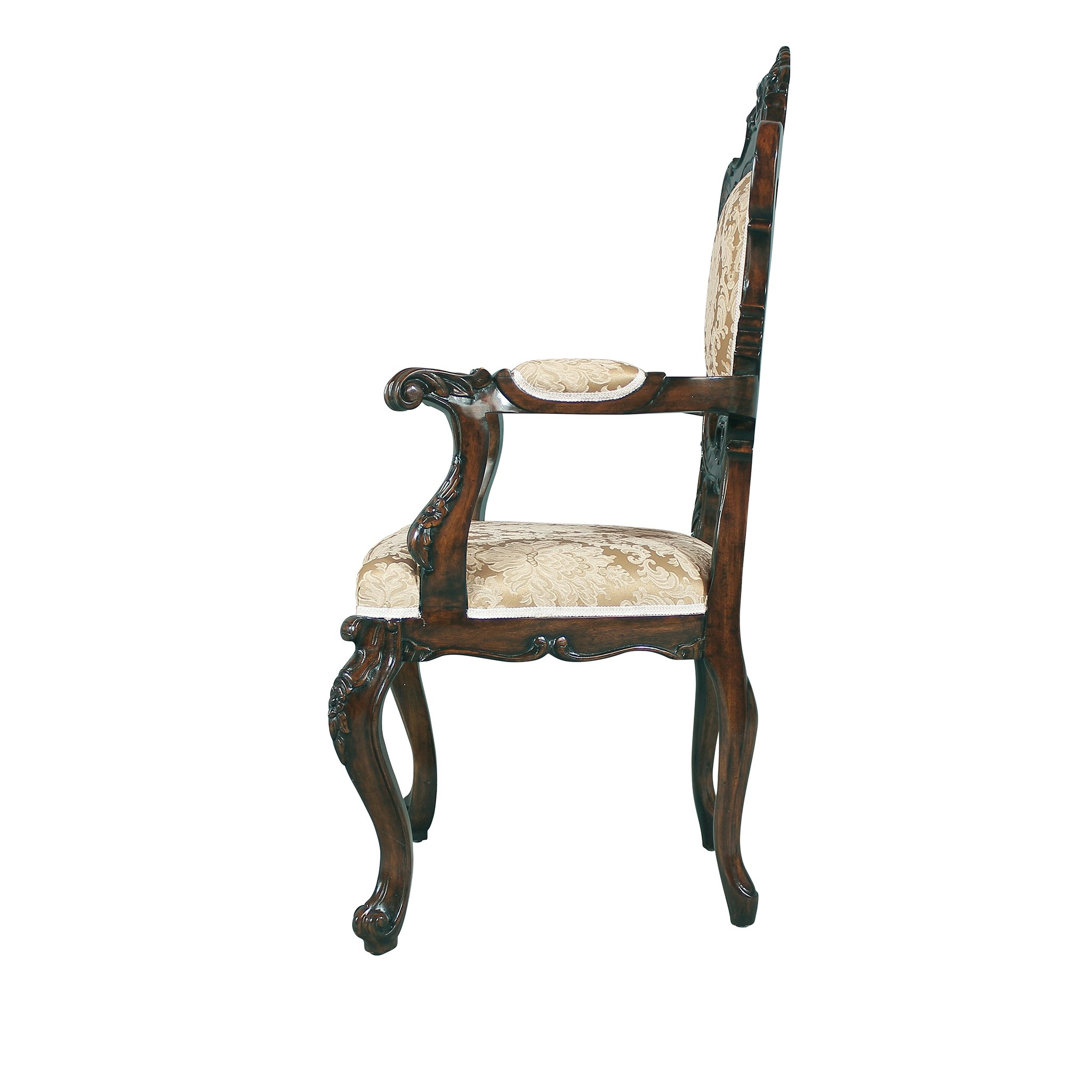 Toscano™ Toulon French Rococo Armchair - Mahogany