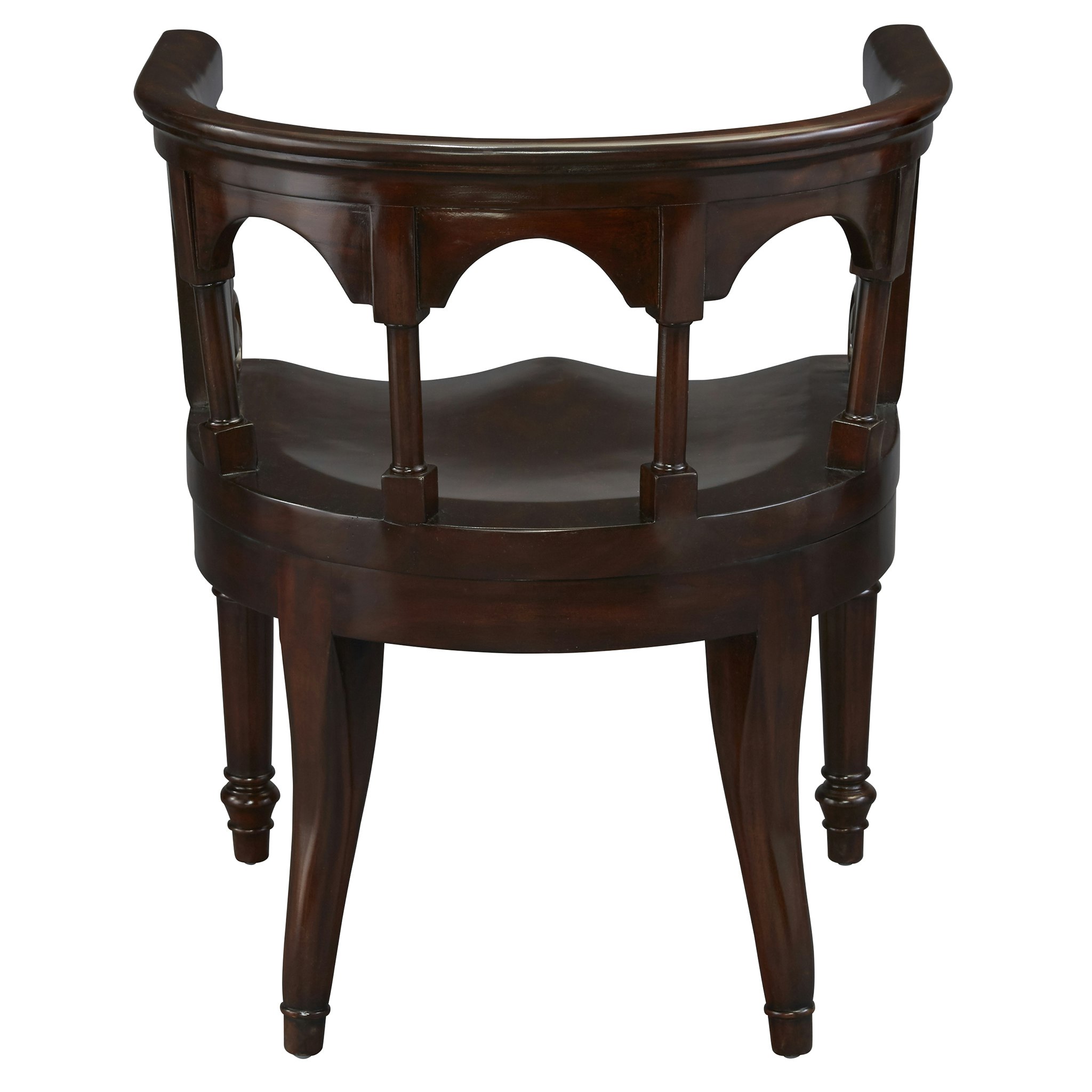 Toscano - Prince Regent Captain Chair in Walnut, Mahogany