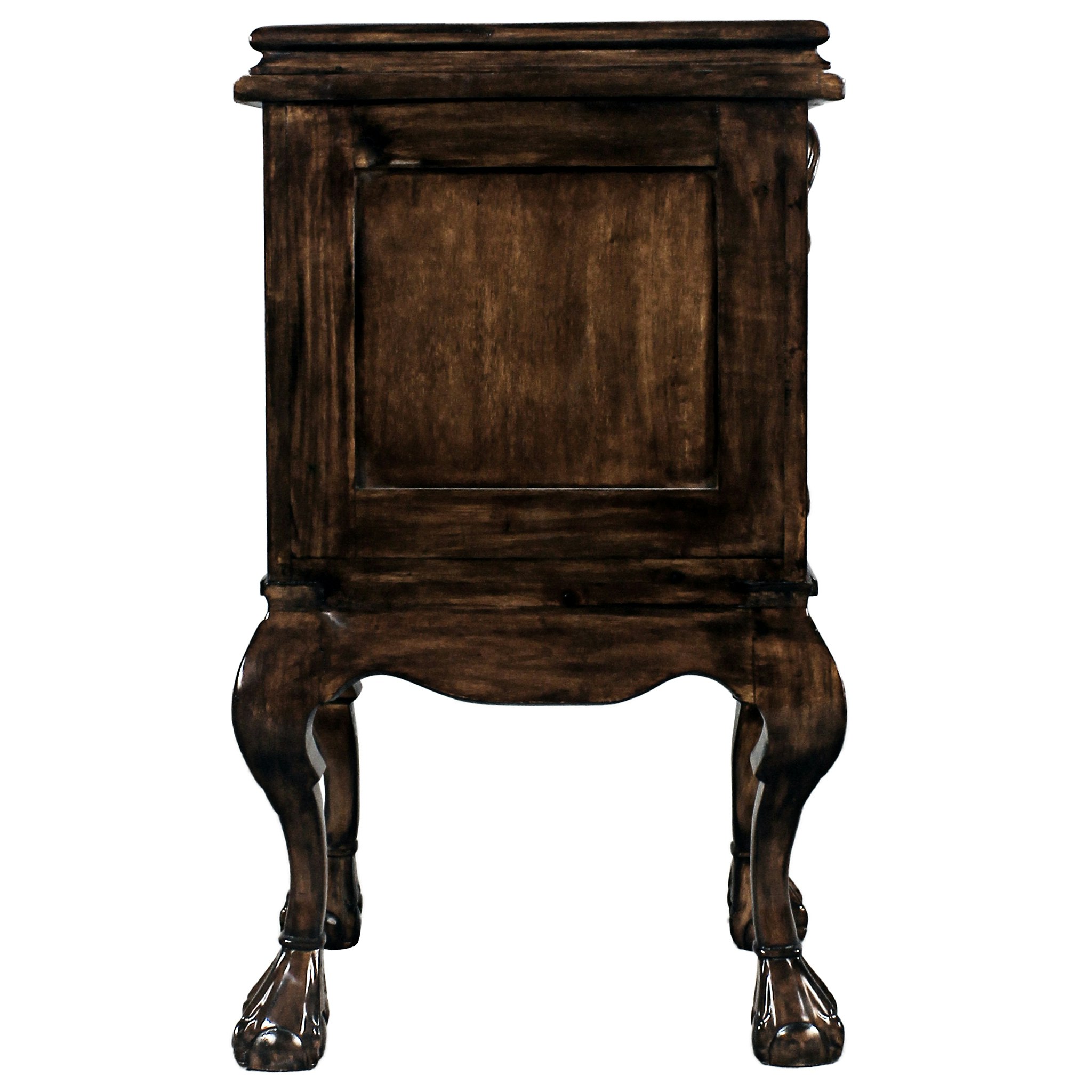 Toscano - Chateau Lorraine Bedside Table in Cherry, Mahogany