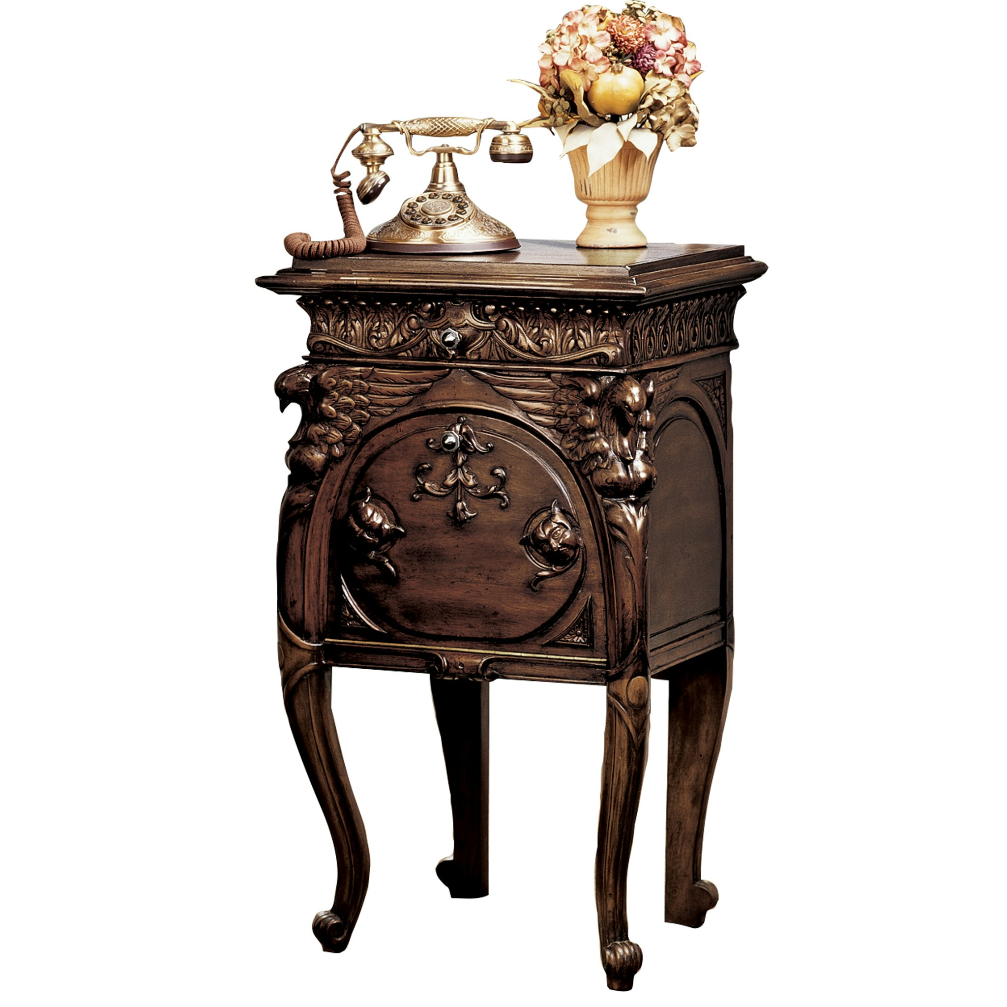 Toscano - Falconcrest Occasional Side Table in Mahogany