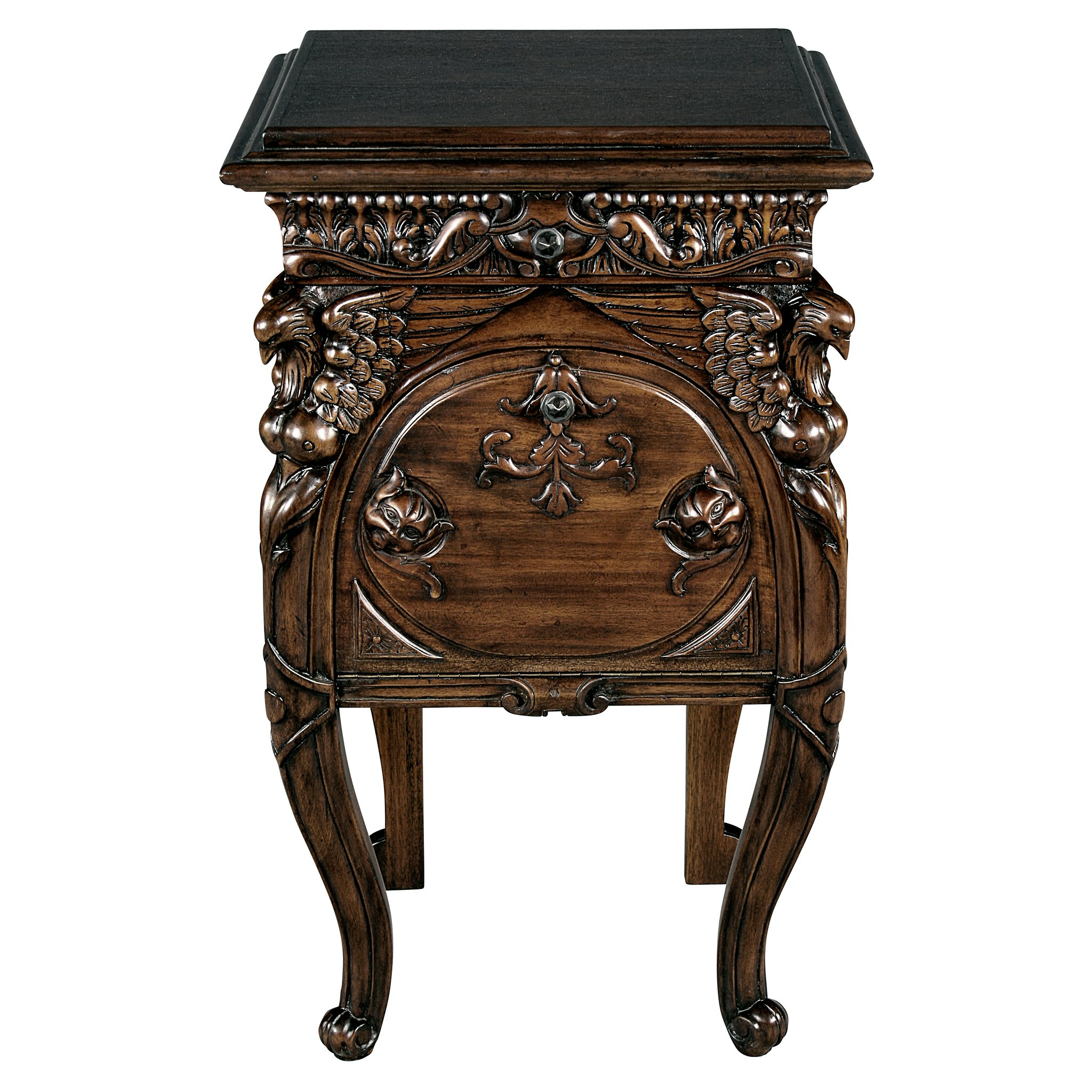 Toscano - Falconcrest Occasional Side Table in Mahogany