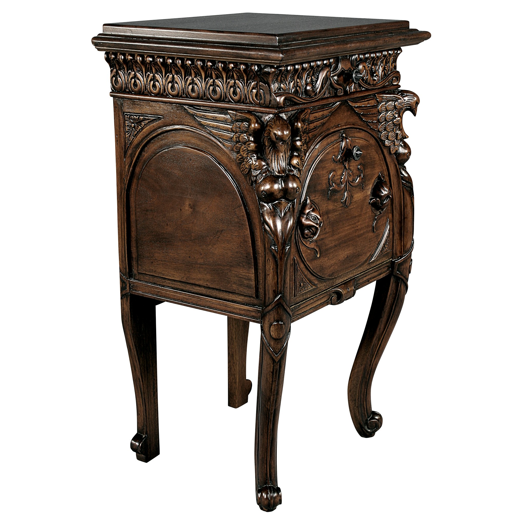 Toscano - Falconcrest Occasional Side Table in Mahogany