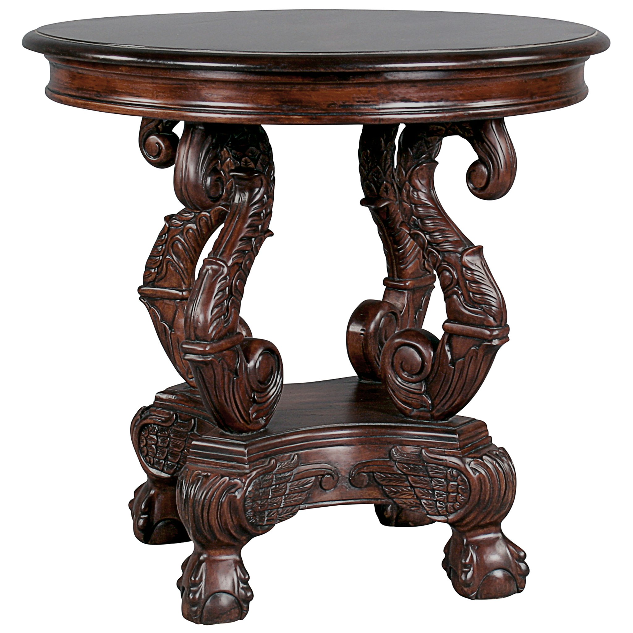 Toscano - Grande Tabella Del Corridoio Entryway Table in Cherry, Mahogany