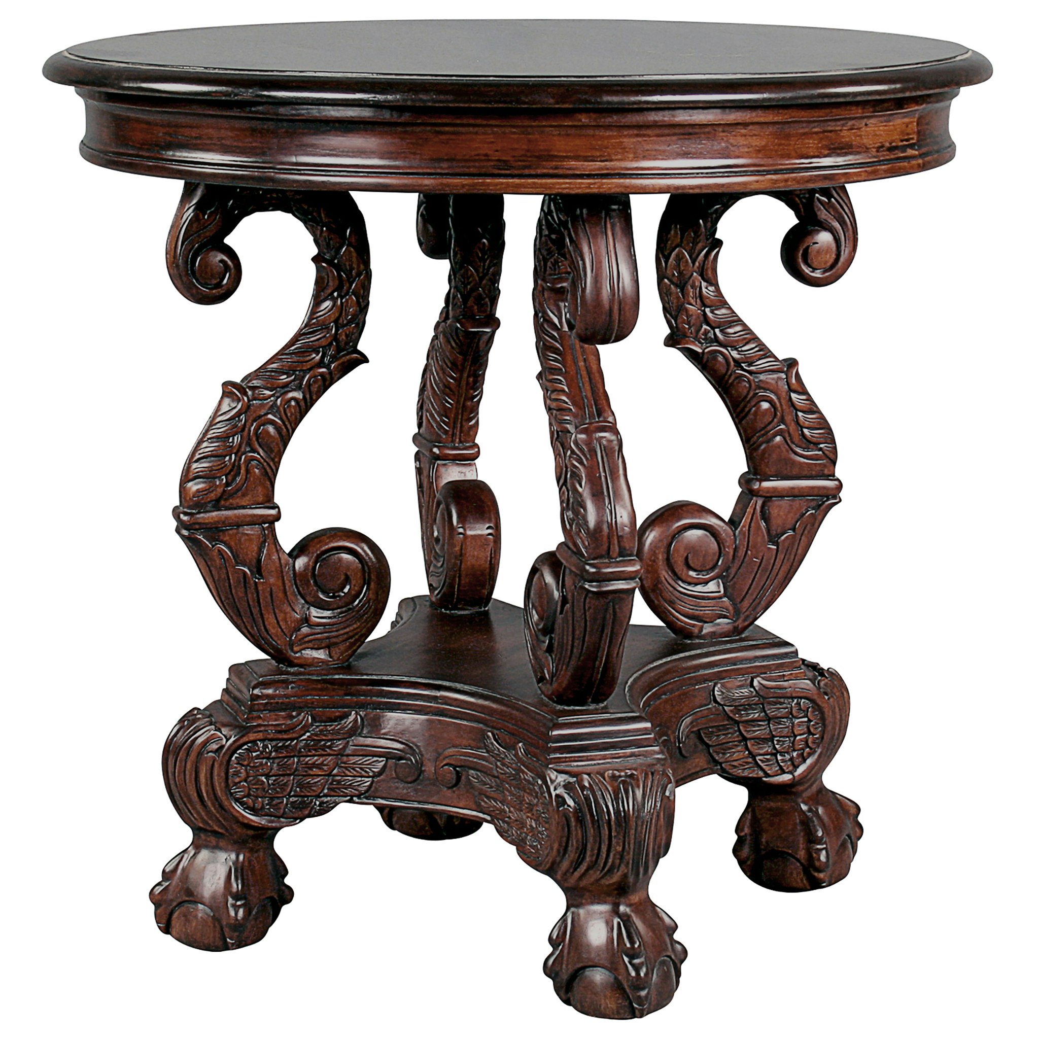 Toscano - Grande Tabella Del Corridoio Entryway Table in Cherry, Mahogany