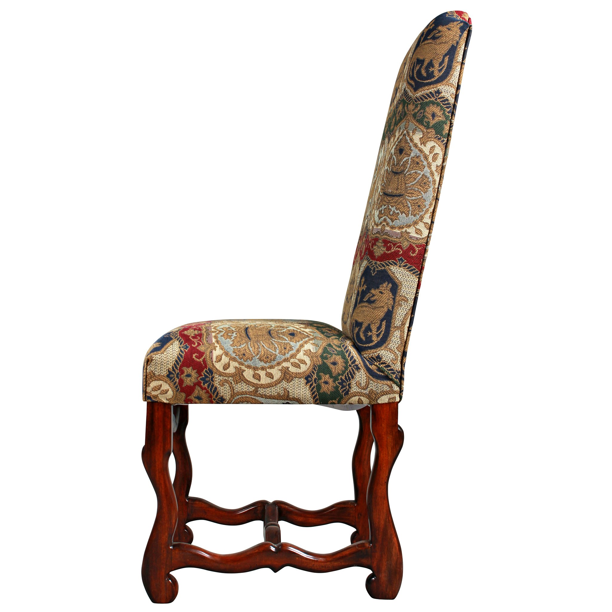 Toscano - Chateau DuMonde Coat of Arms Dining Side Chair in Mahogany