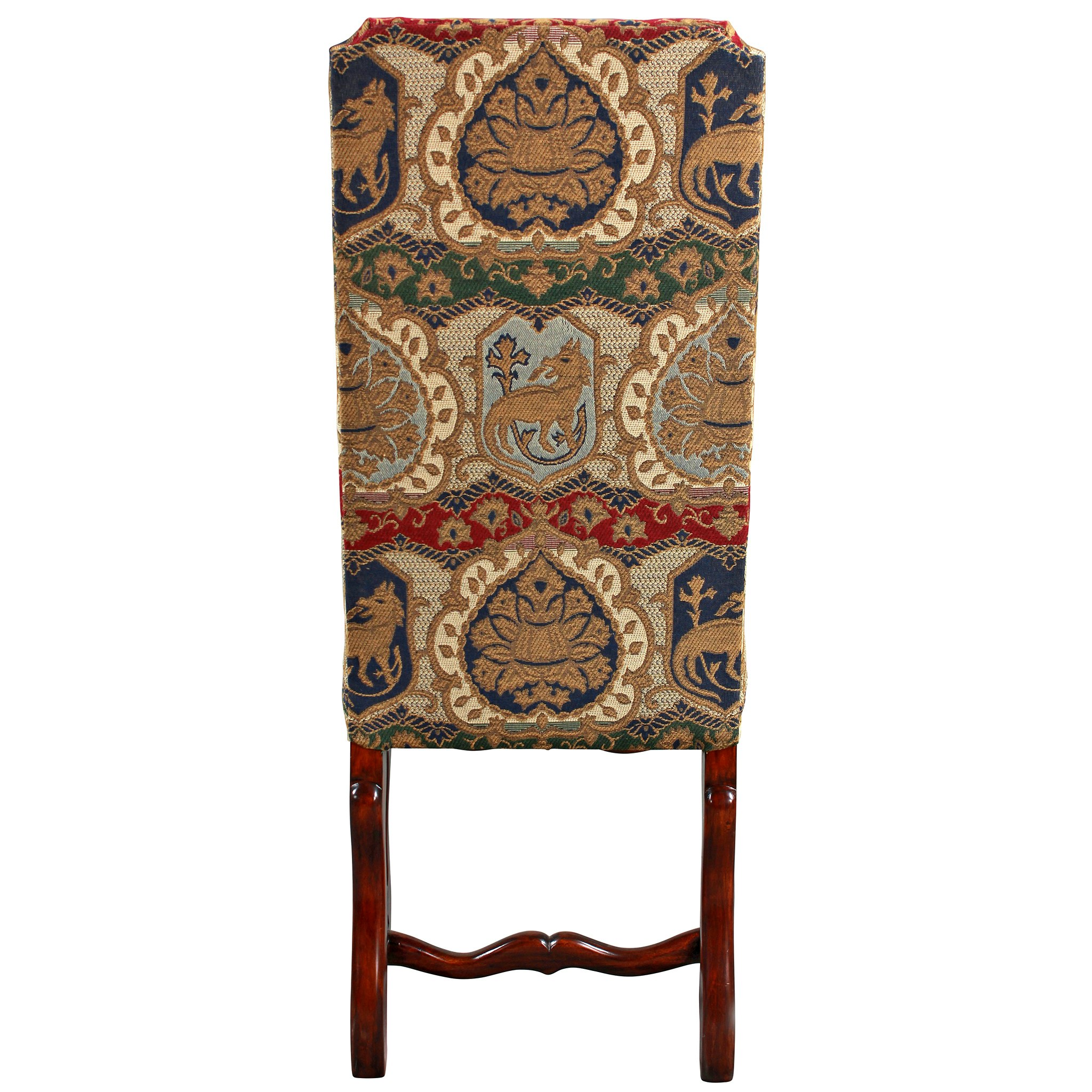 Toscano - Chateau DuMonde Coat of Arms Dining Side Chair in Mahogany