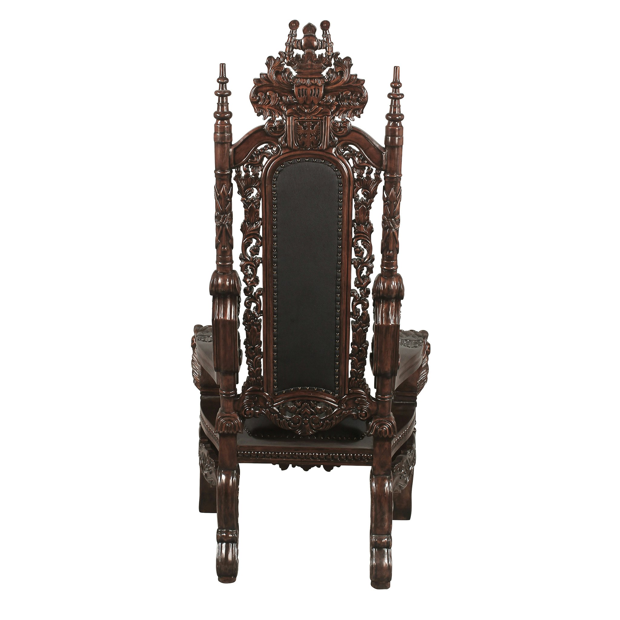 Toscano™ The Lord Raffles Lion Throne Chair - Leather