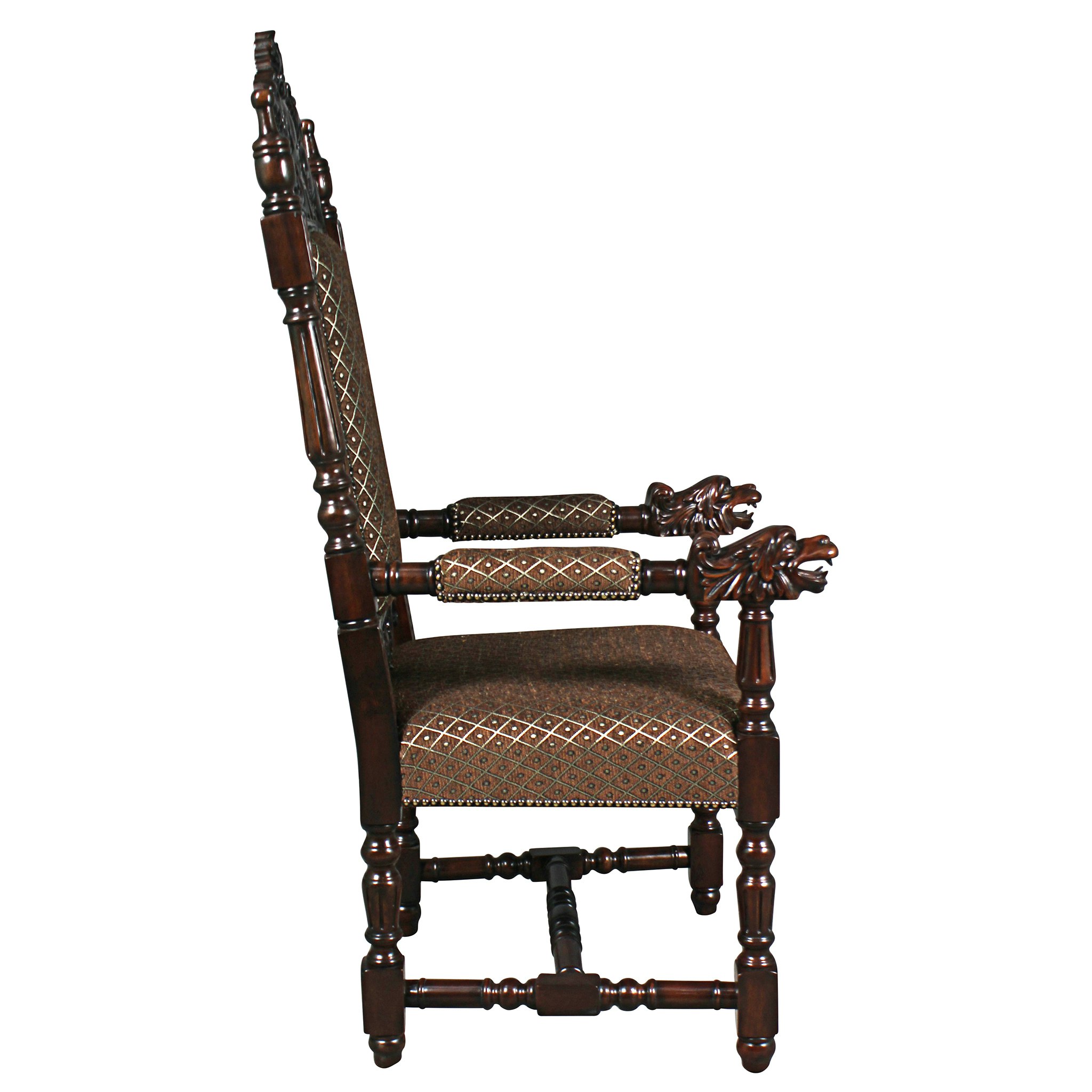 Toscano™ The Grand Occasion Heraldic Armchair - Mahogany