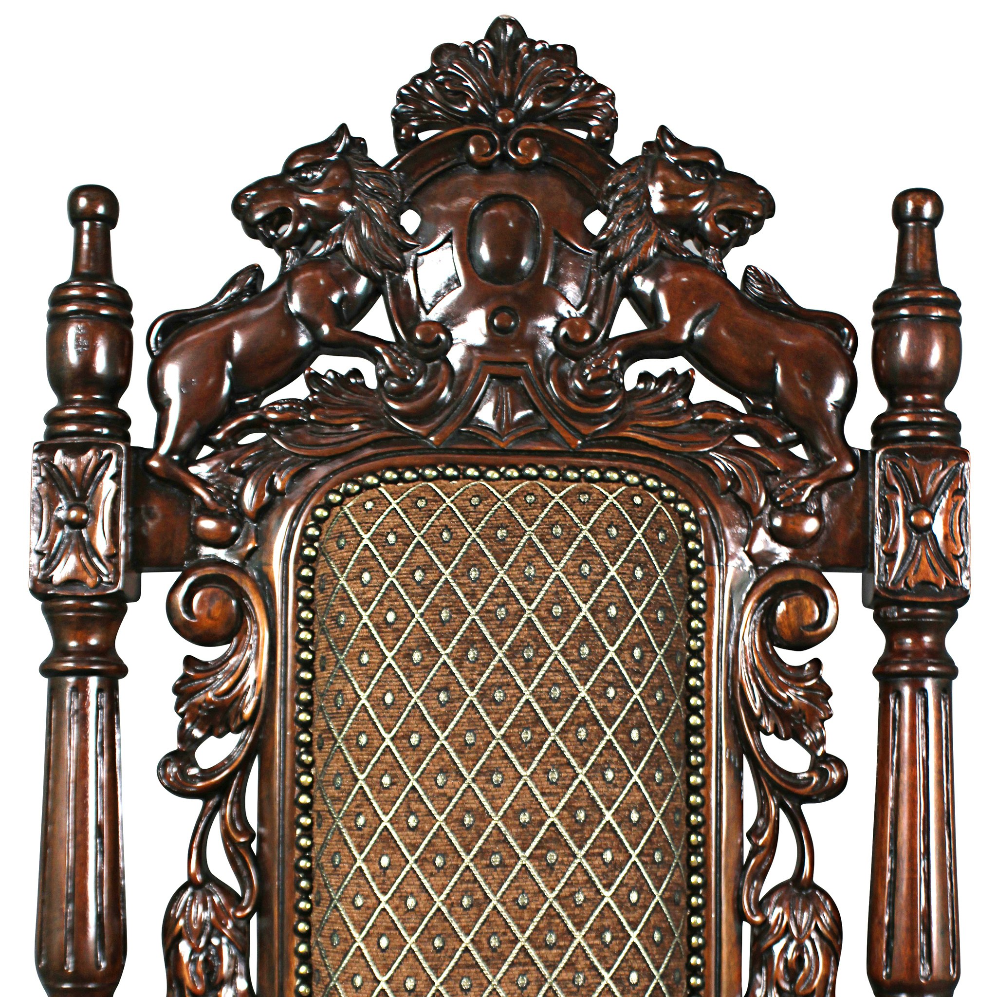 Toscano™ The Grand Occasion Heraldic Armchair - Mahogany