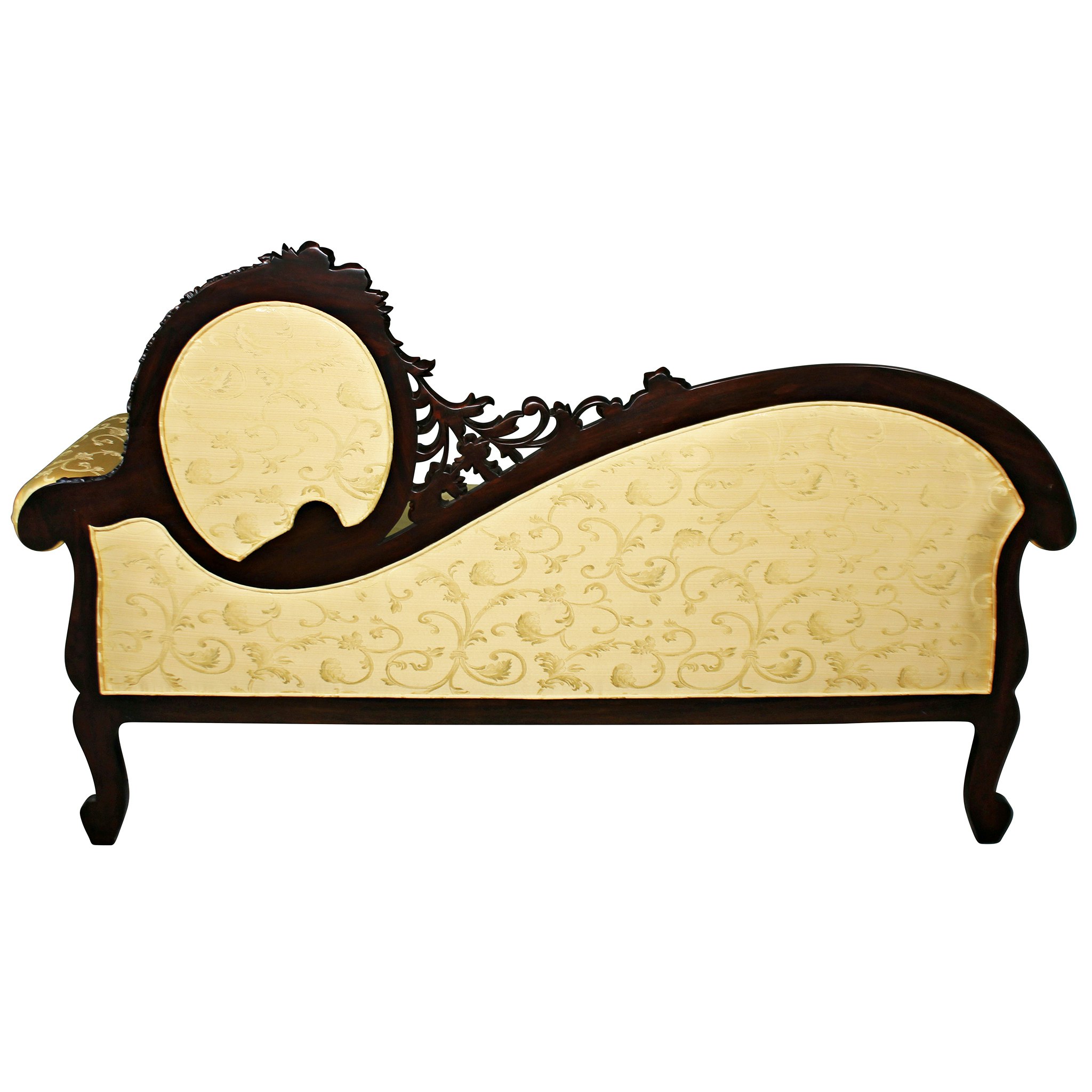 Toscano - Rossetti Victorian Salon Sofa Couch in Yellow, Fabric