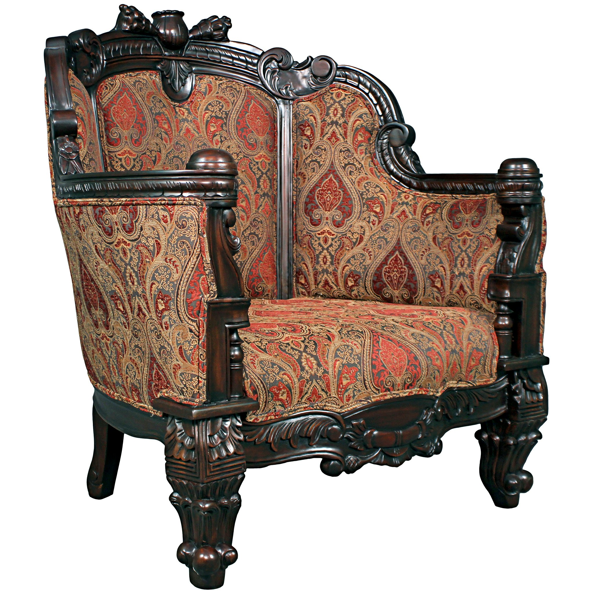 Toscano™ Gentlemen’s Drawing Room Armchair - Mahogany