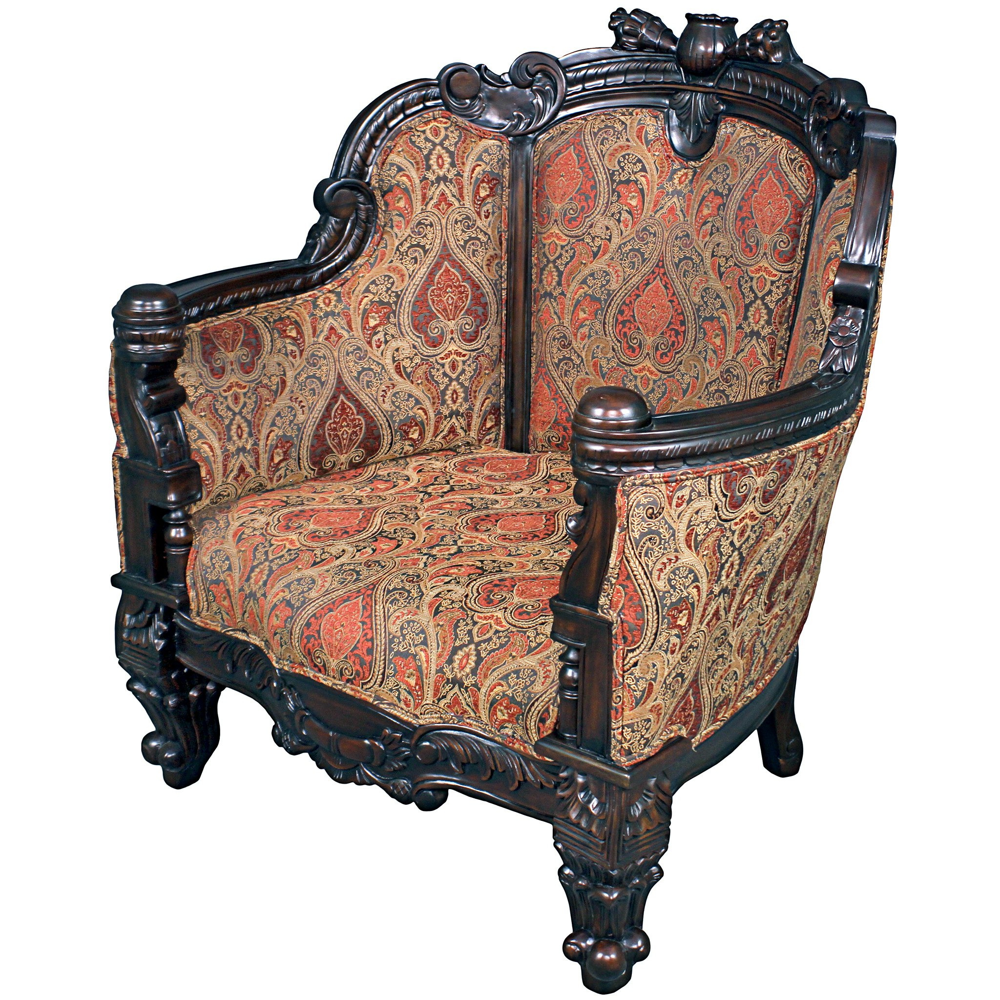 Toscano™ Gentlemen’s Drawing Room Armchair - Mahogany