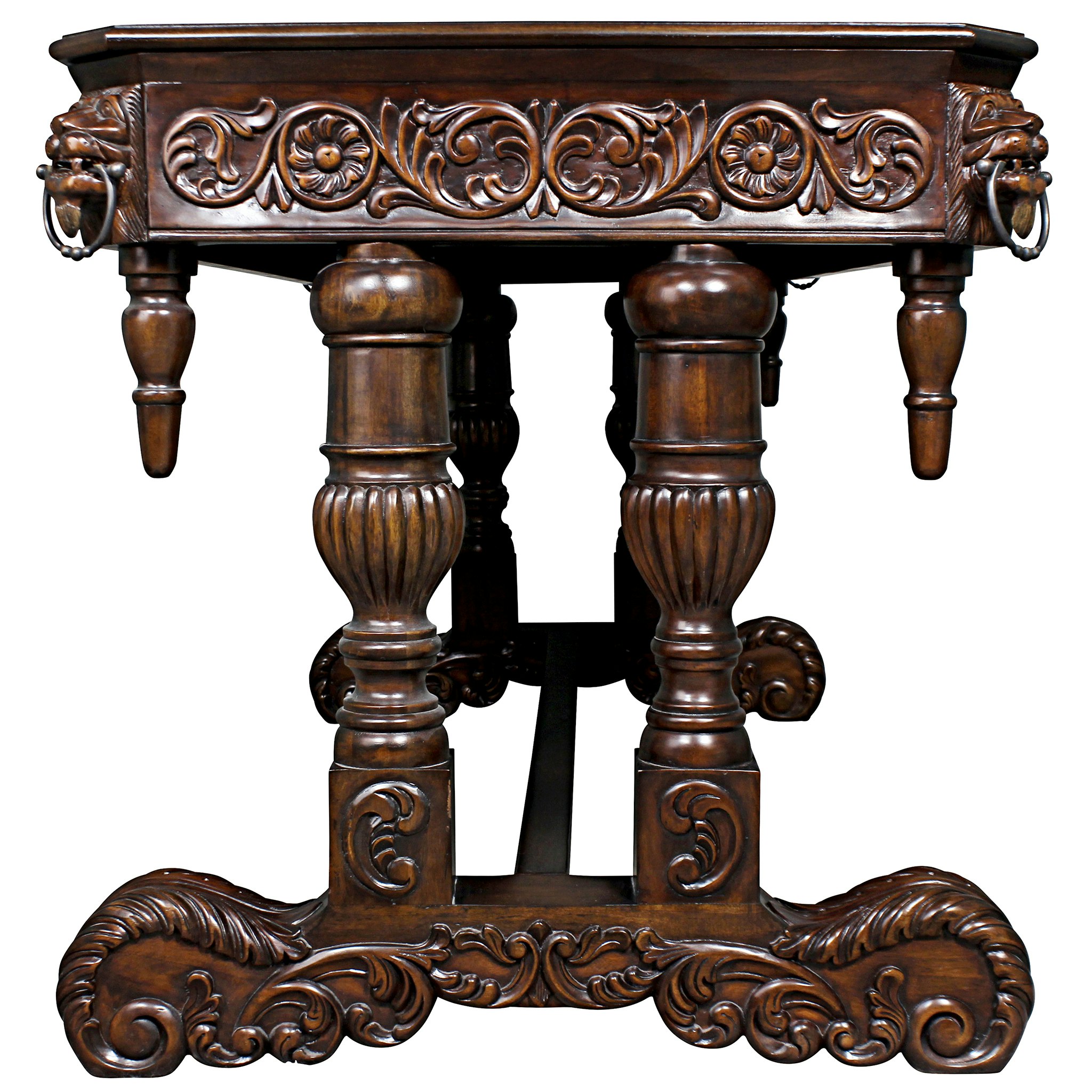 Toscano - Sir Benedict Renaissance Library Table in Cherry, Mahogany