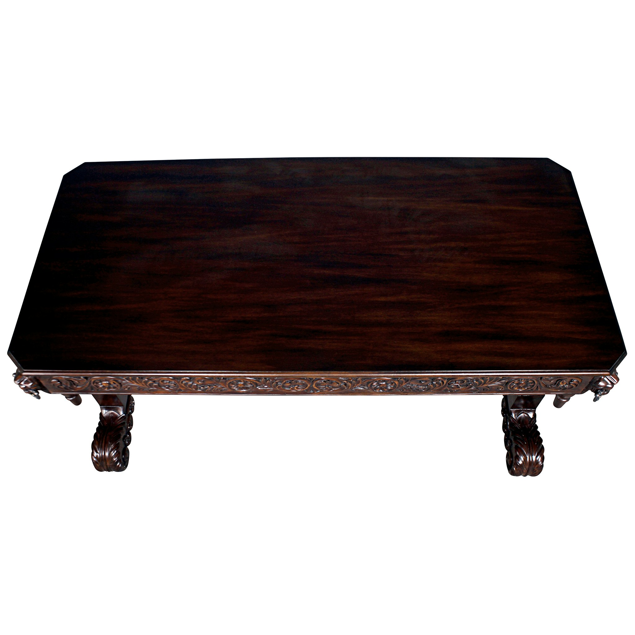 Toscano - Sir Benedict Renaissance Library Table in Cherry, Mahogany