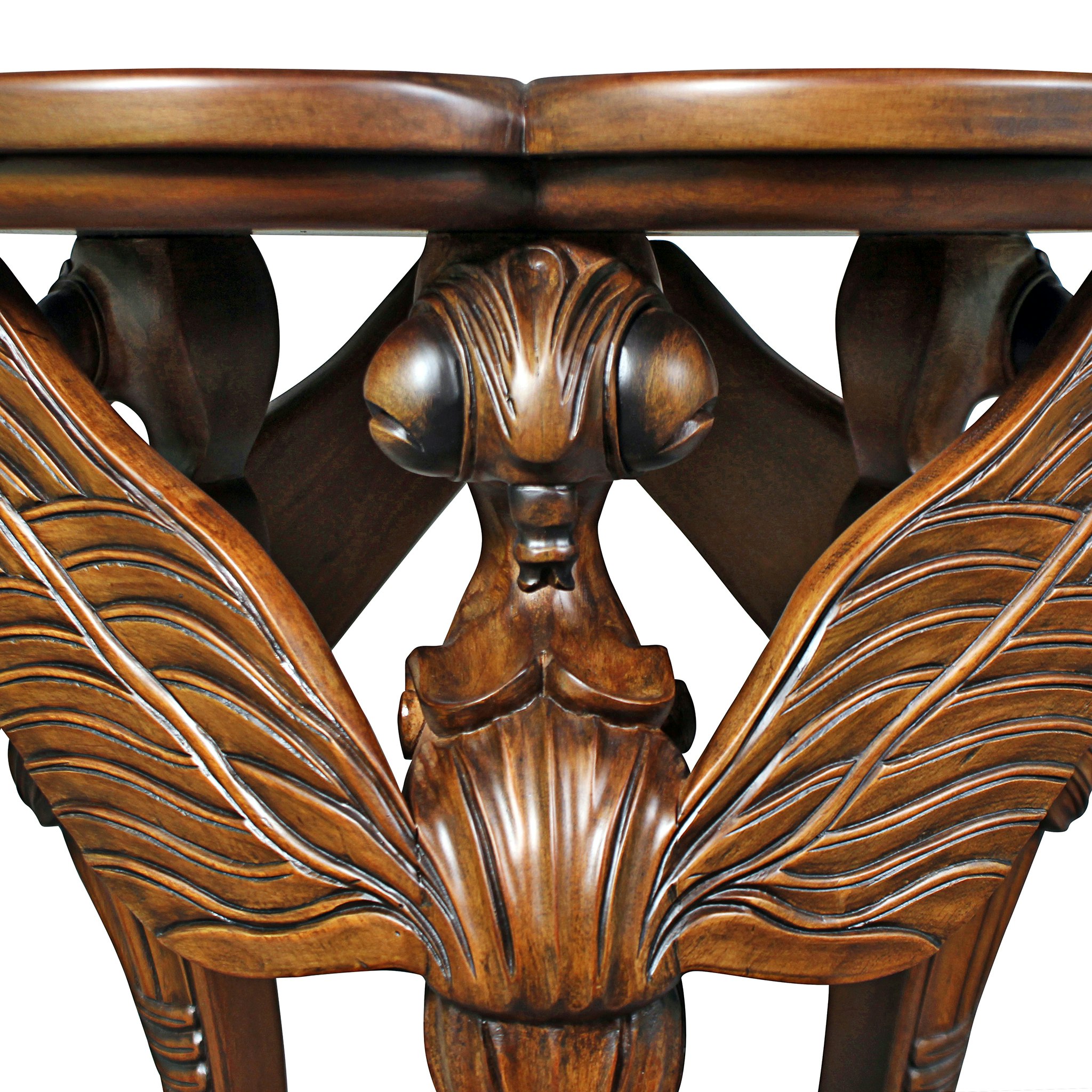 Toscano - Art Nouveau Galle Dragonfly Occasional Table in Cherry, Mahogany