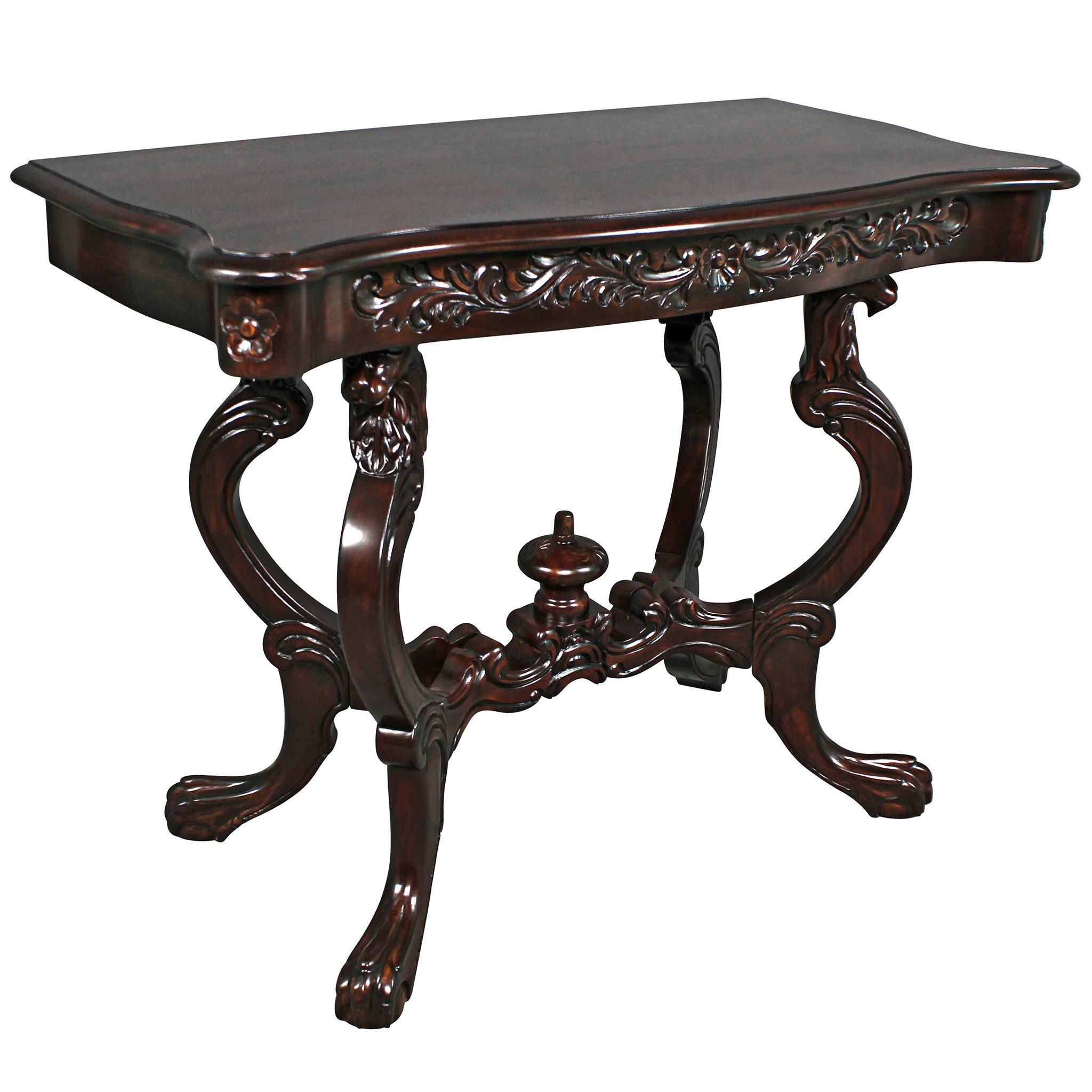 Toscano - Topsham Manor Console Table in Cherry, Mahogany