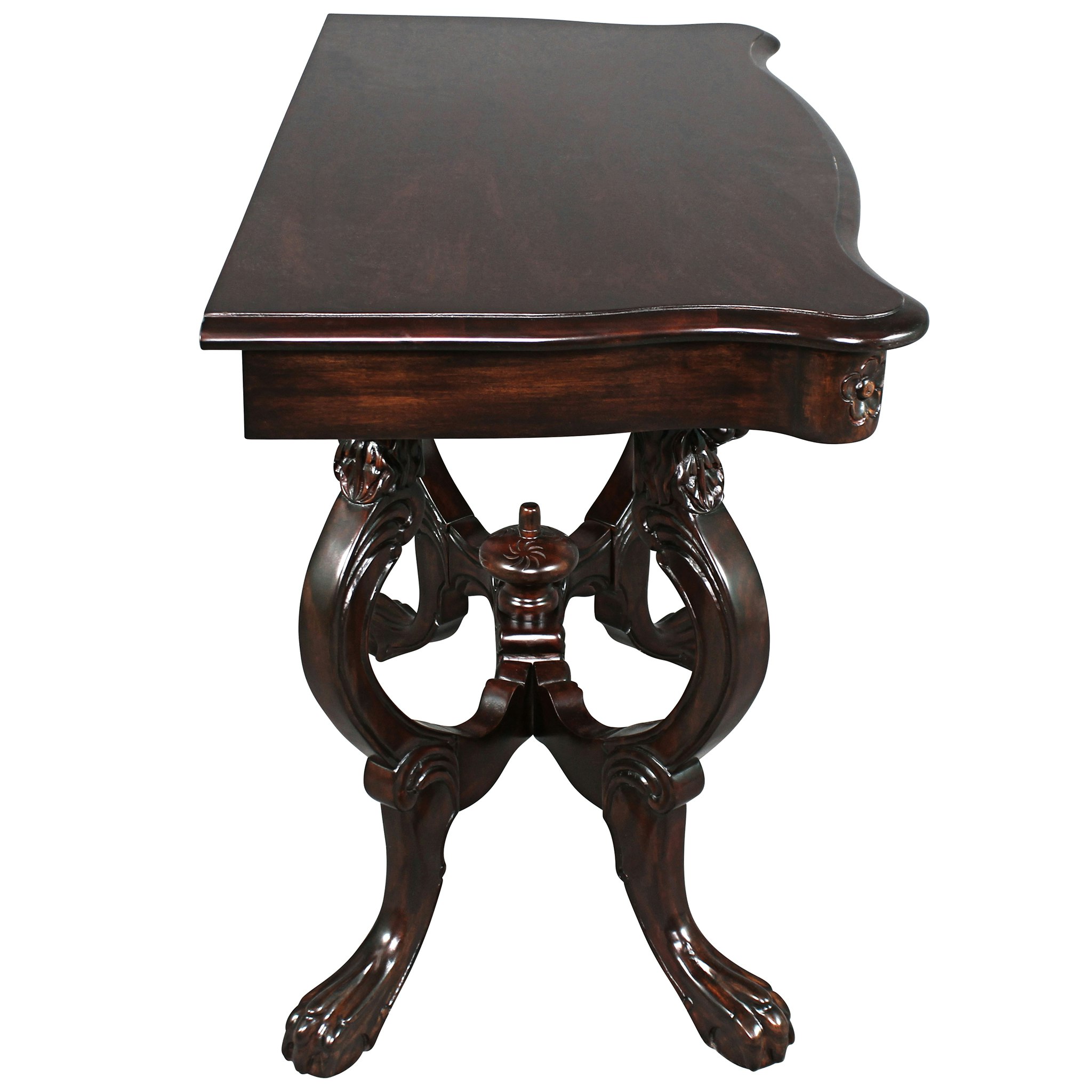 Toscano - Topsham Manor Console Table in Cherry, Mahogany