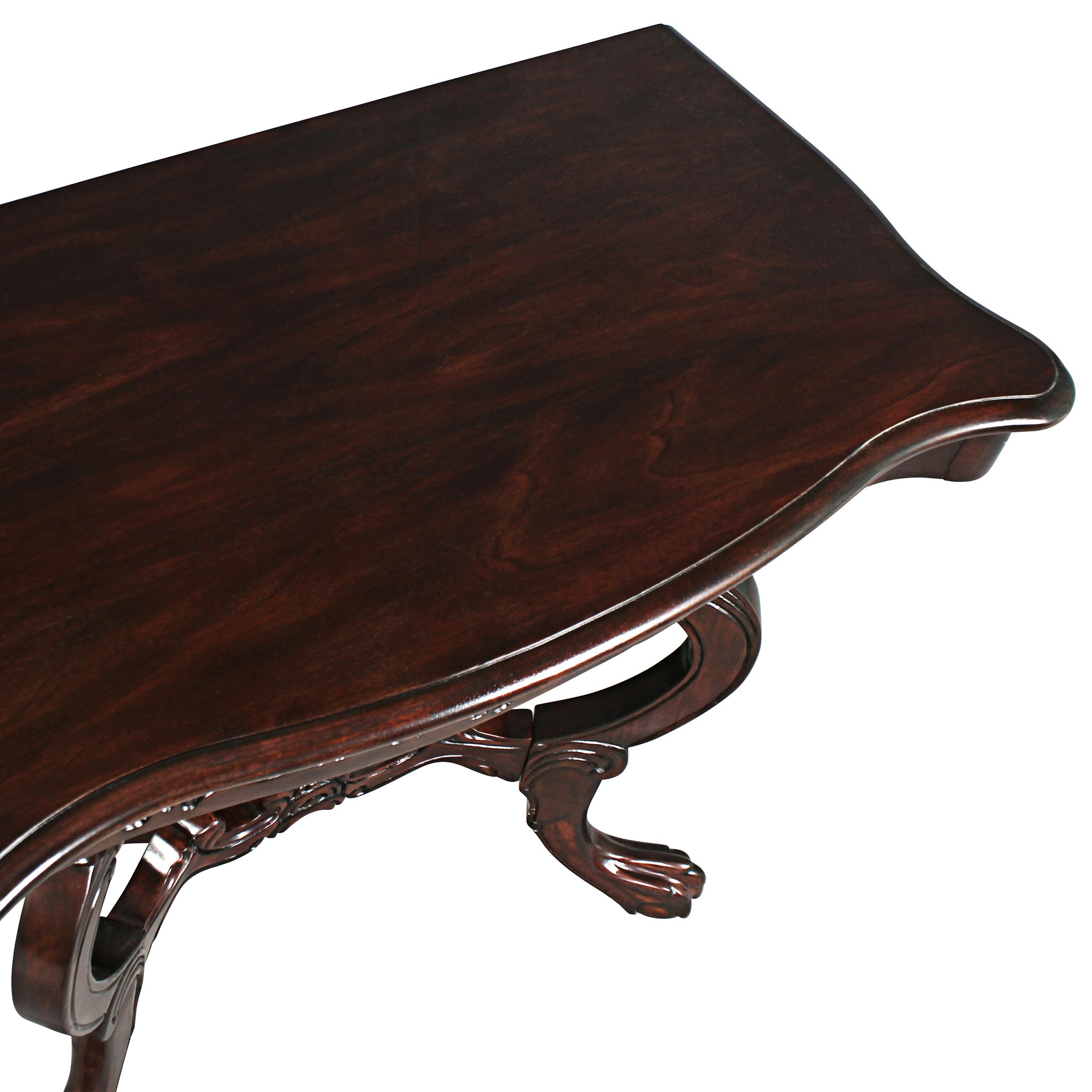 Toscano - Topsham Manor Console Table in Cherry, Mahogany