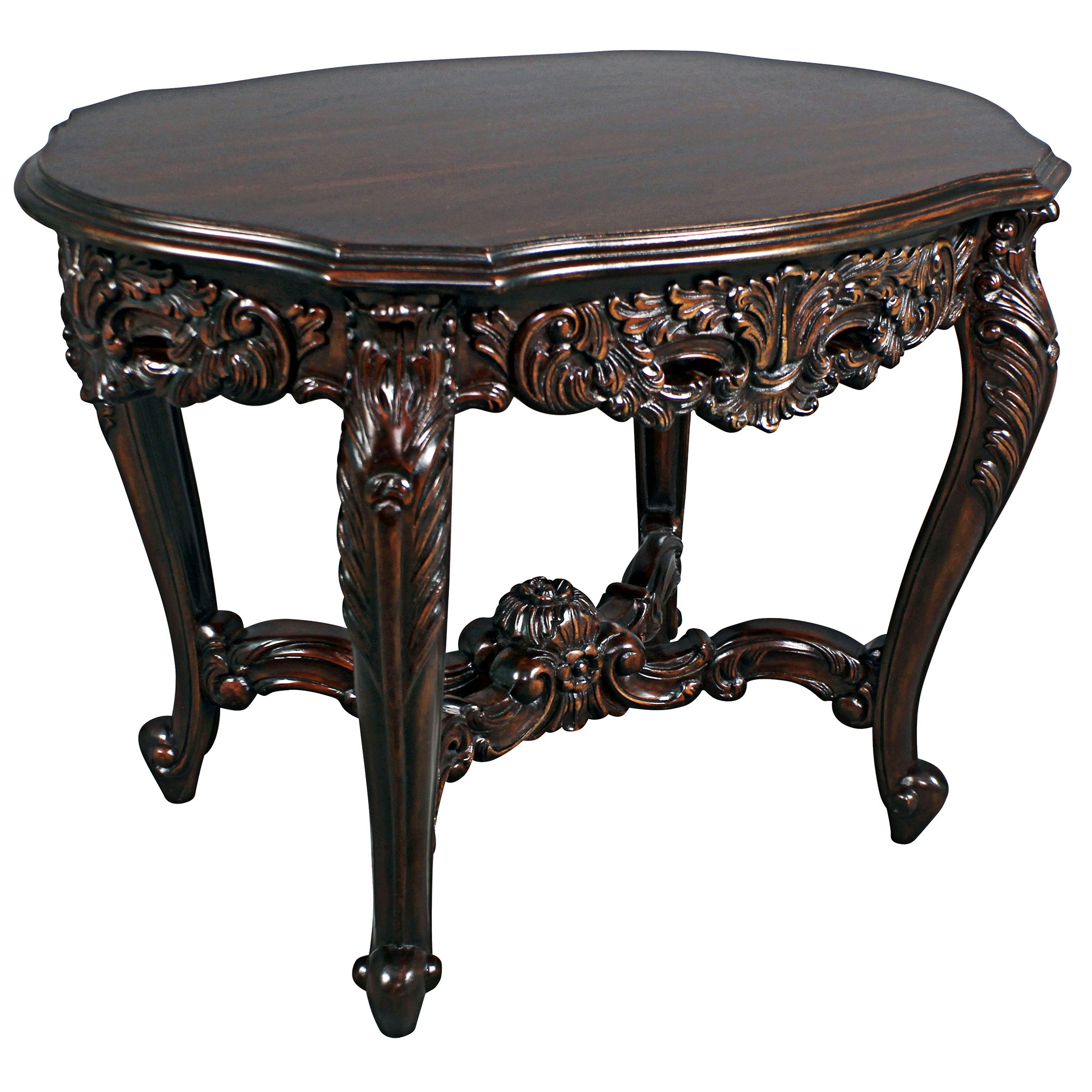 Toscano - Chateau Montfort Louis XV Coffee Table in Cherry, Mahogany