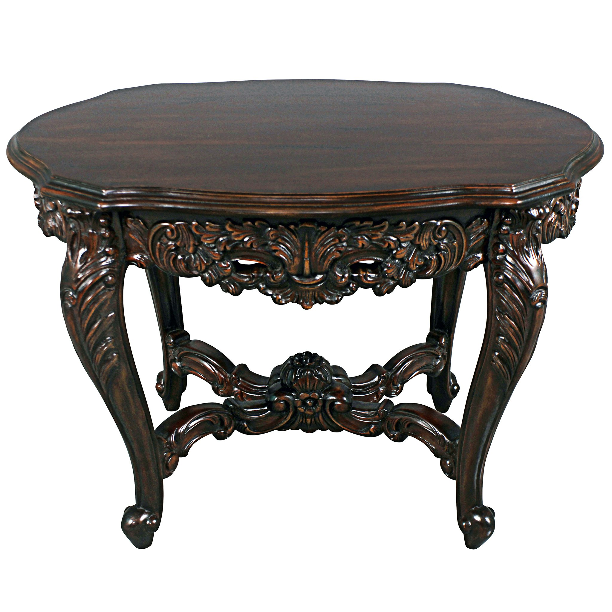 Toscano - Chateau Montfort Louis XV Coffee Table in Cherry, Mahogany